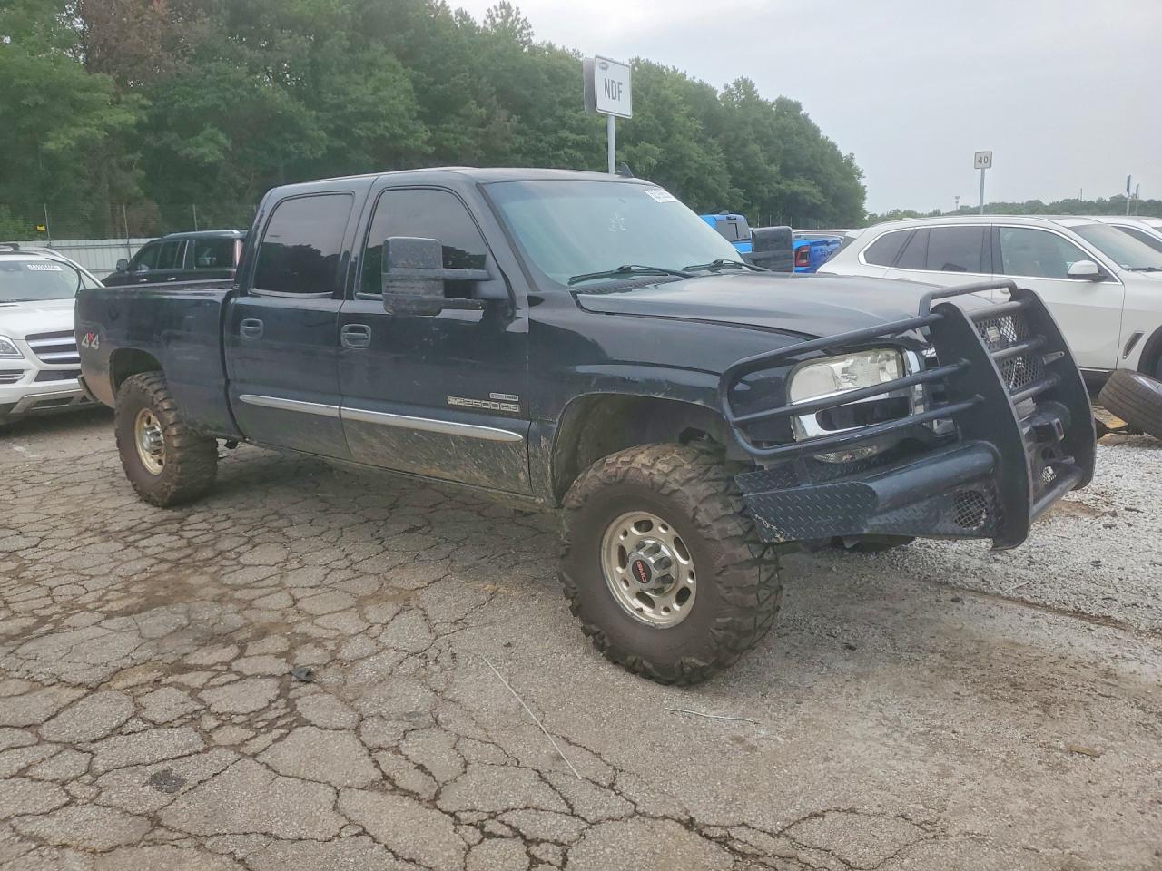 2007 Gmc Sierra K2500 Heavy Duty Black vin: 1GTHK23D27F119134