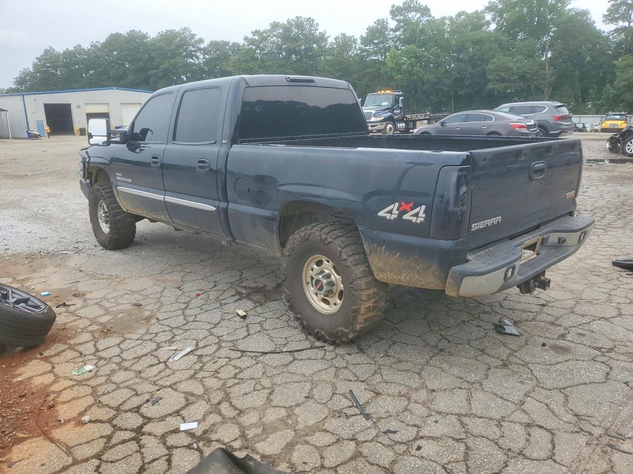 2007 Gmc Sierra K2500 Heavy Duty Black vin: 1GTHK23D27F119134