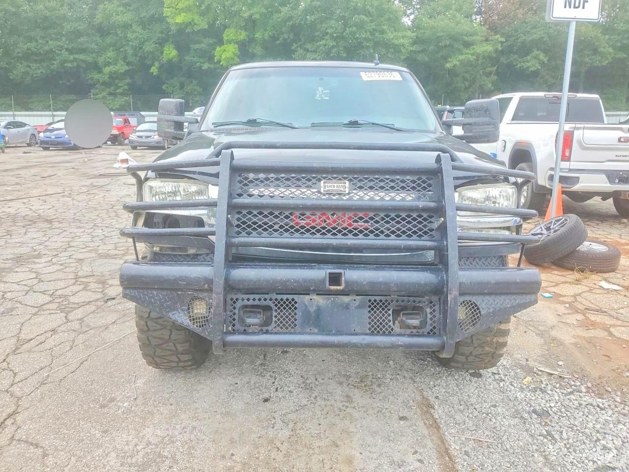 2007 Gmc Sierra K2500 Heavy Duty Black vin: 1GTHK23D27F119134