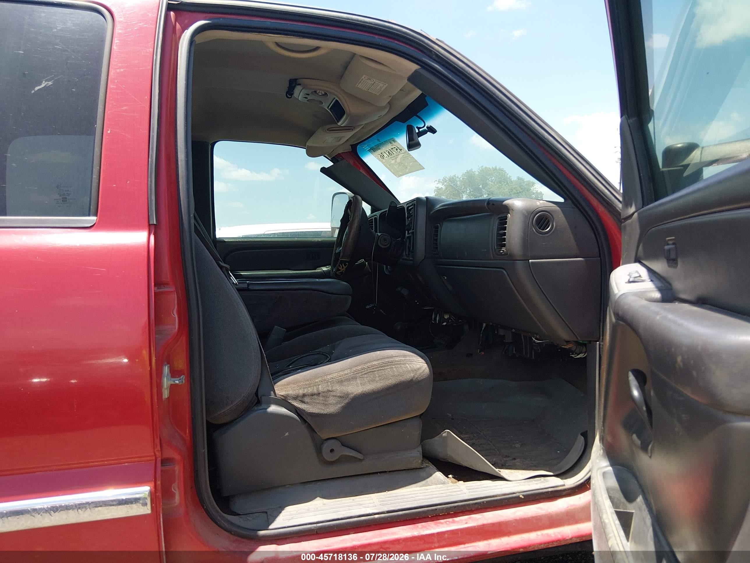 2007 Gmc Sierra 2500hd Classic Sle1 Red vin: 1GTHK23D37F162087