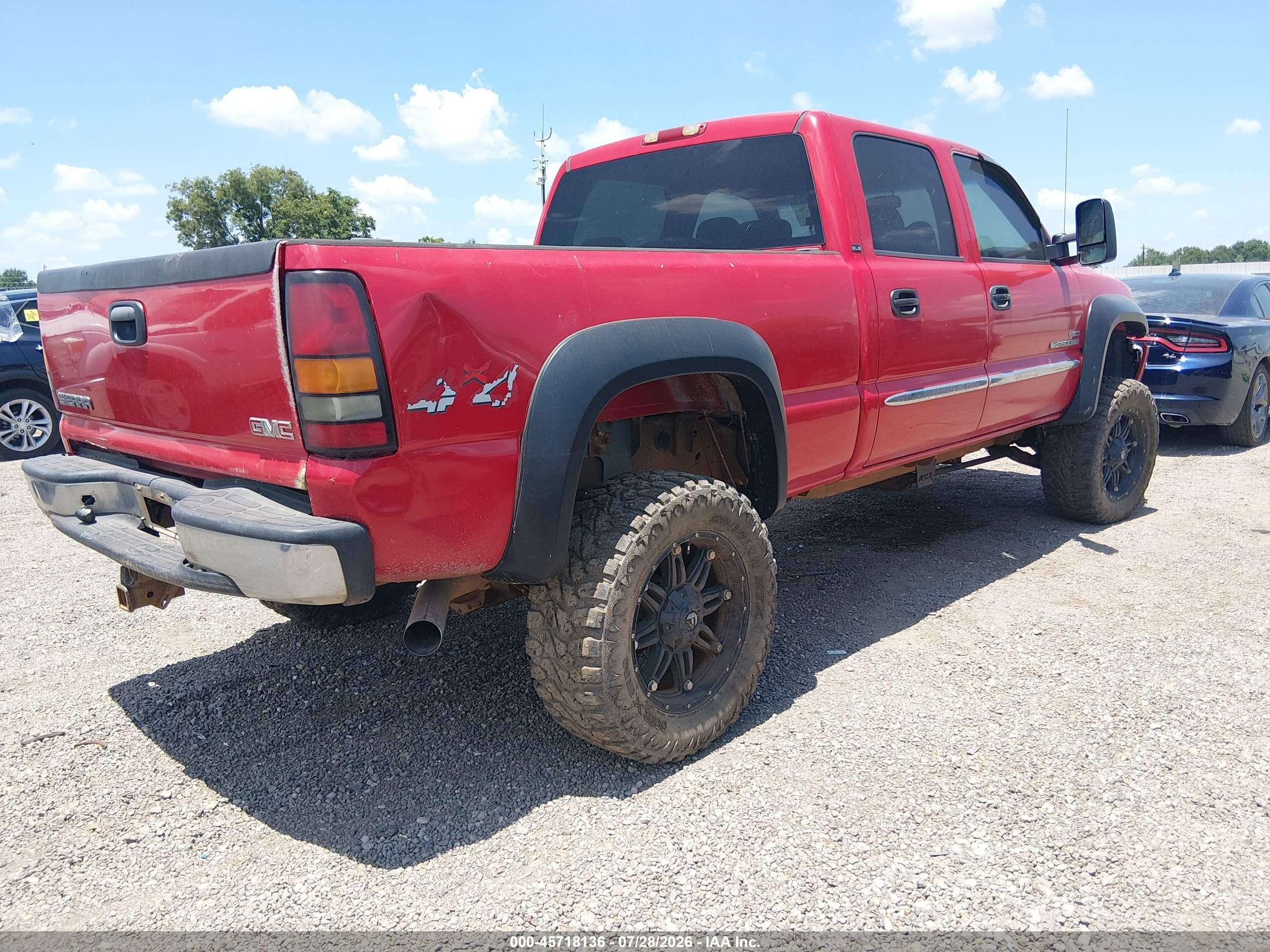 2007 Gmc Sierra 2500hd Classic Sle1 Red vin: 1GTHK23D37F162087