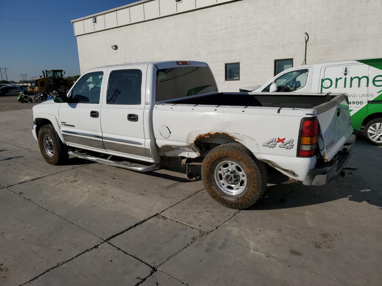 2007 Gmc Sierra K2500 Heavy Duty White vin: 1GTHK23D47F116347
