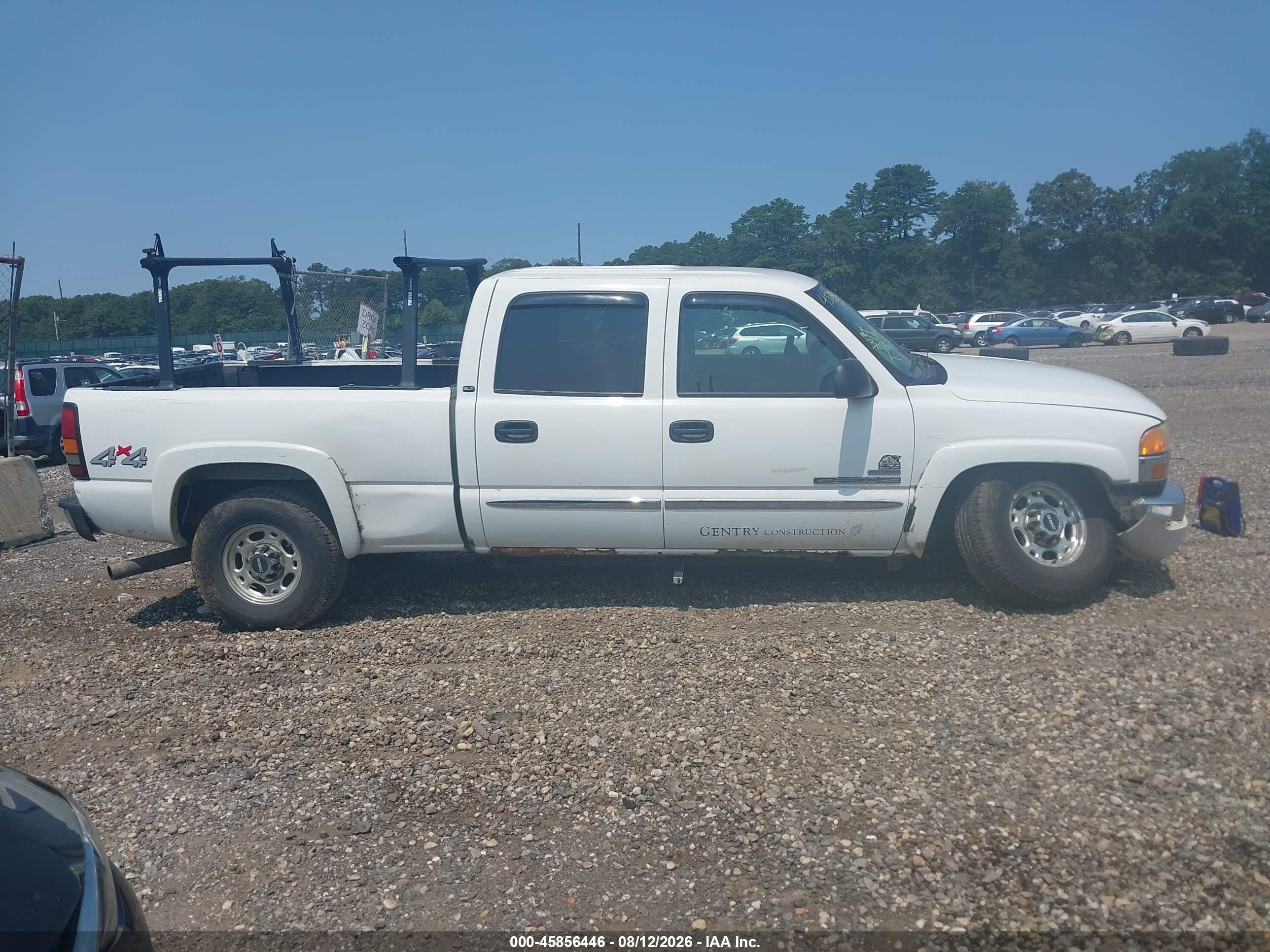 2007 Gmc Sierra 2500hd Classic Slt White vin: 1GTHK23D47F142043