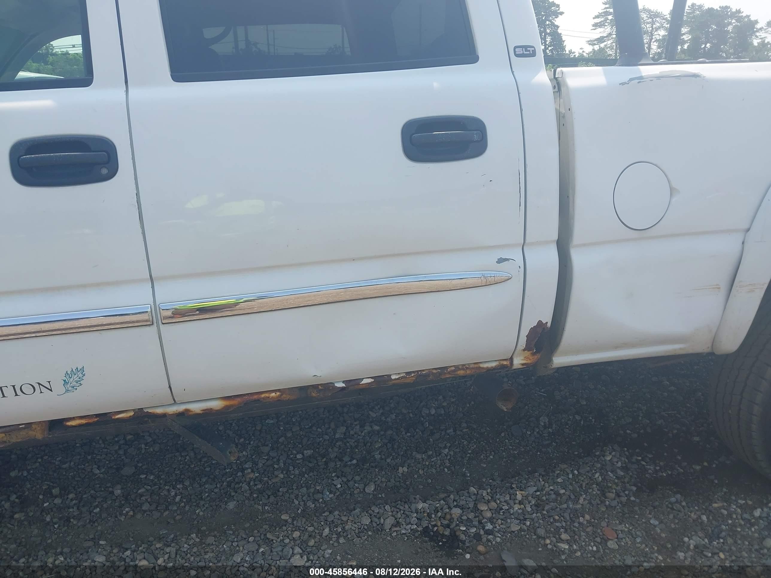 2007 Gmc Sierra 2500hd Classic Slt White vin: 1GTHK23D47F142043
