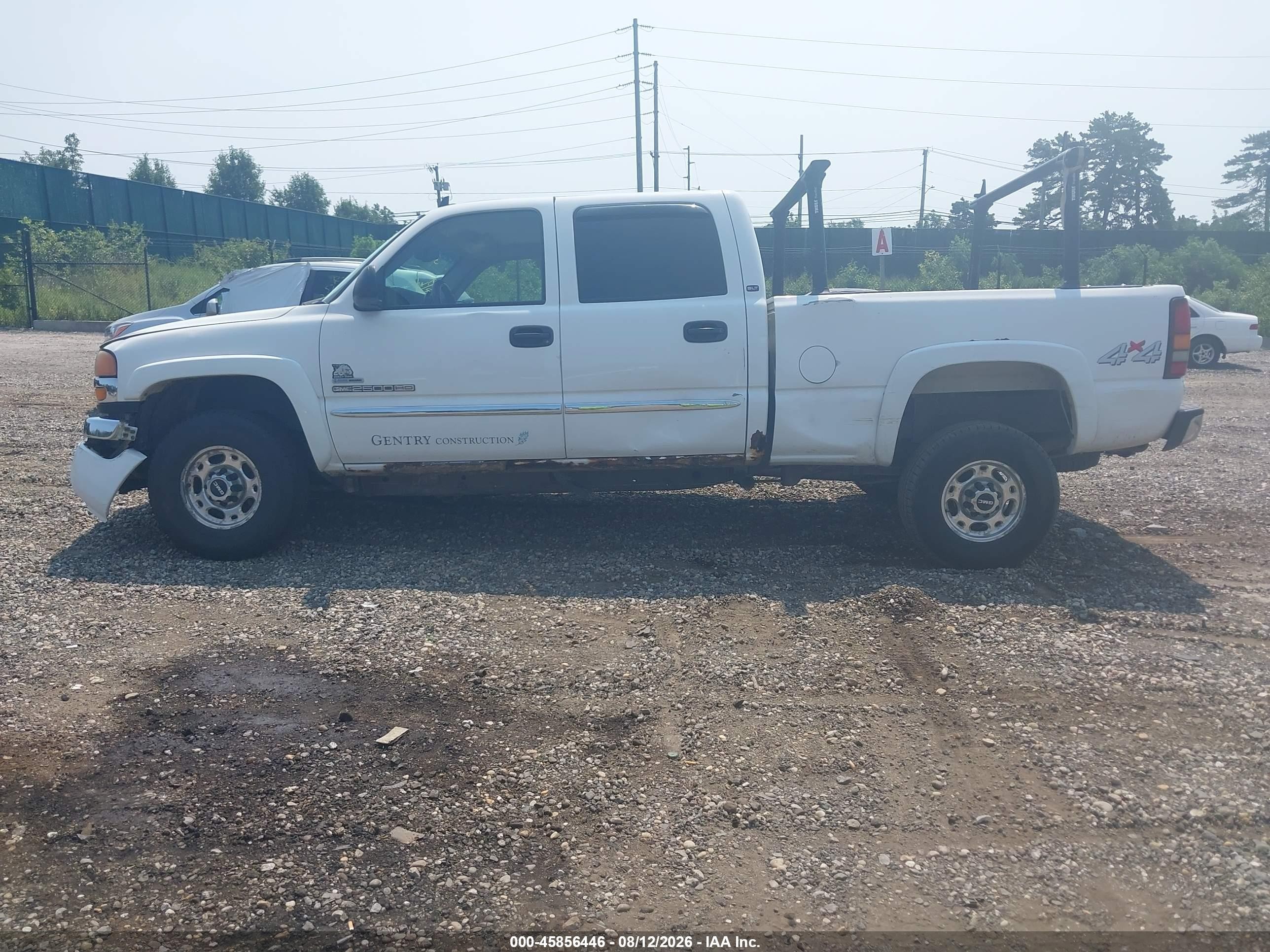 2007 Gmc Sierra 2500hd Classic Slt White vin: 1GTHK23D47F142043