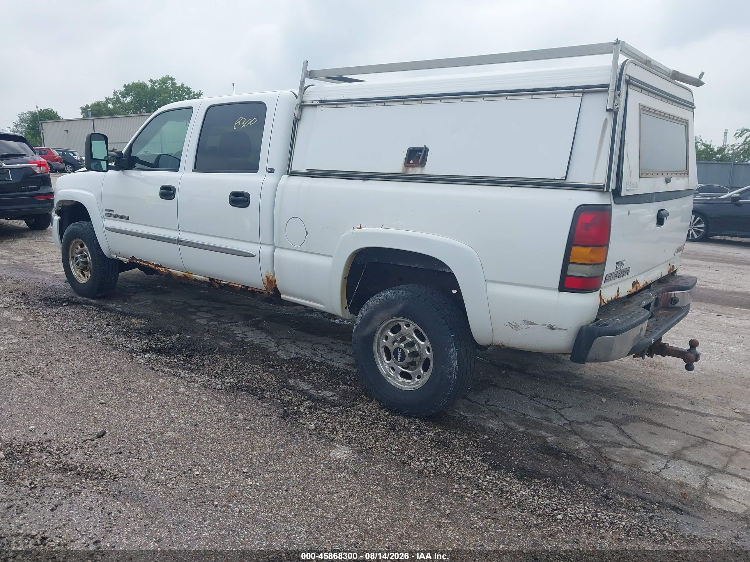 2006 Gmc Sierra 2500hd Sle1 White vin: 1GTHK23D66F228825