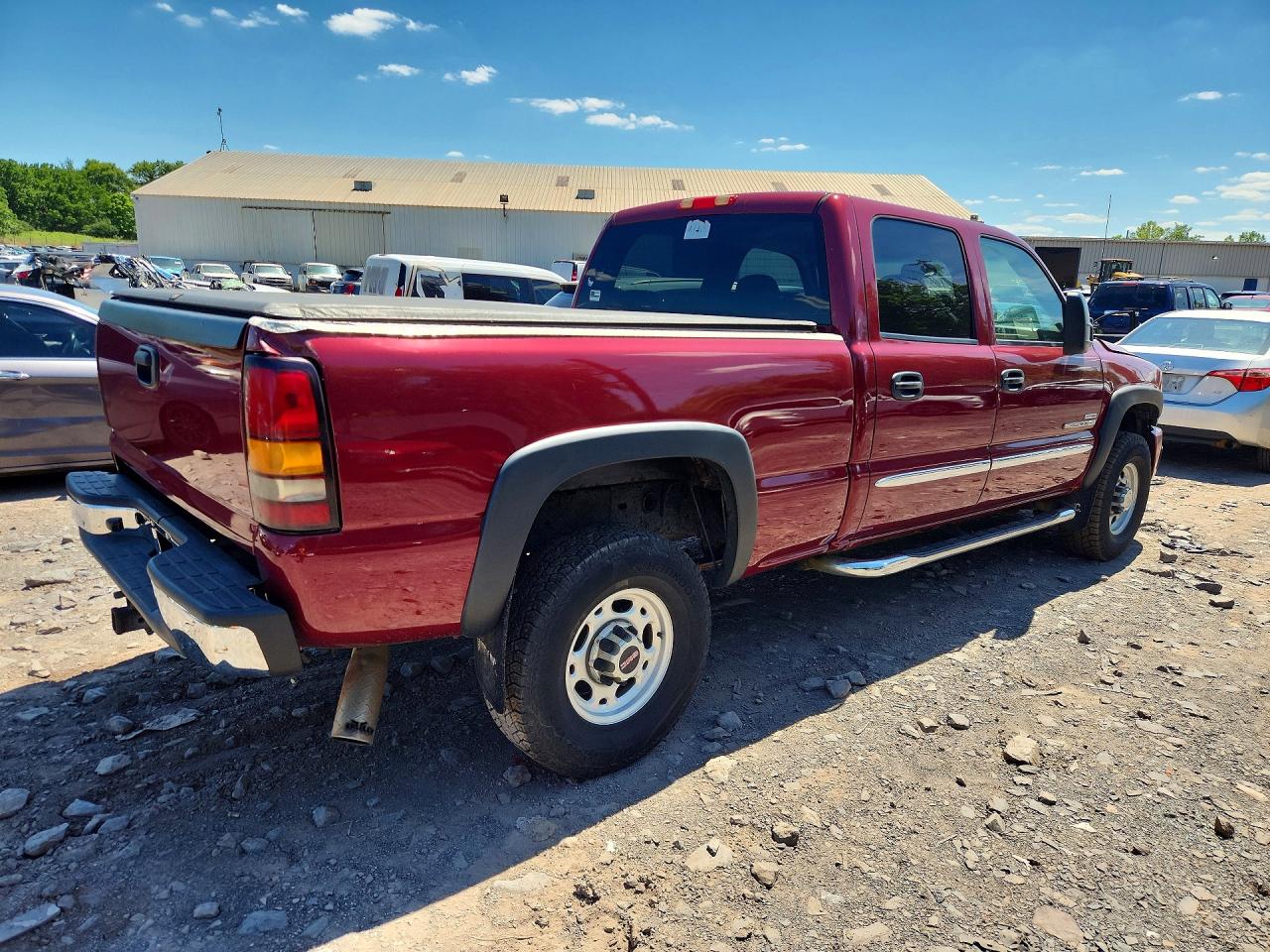 2007 Gmc Sierra K2500 Heavy Duty Burgundy vin: 1GTHK23D67F184844