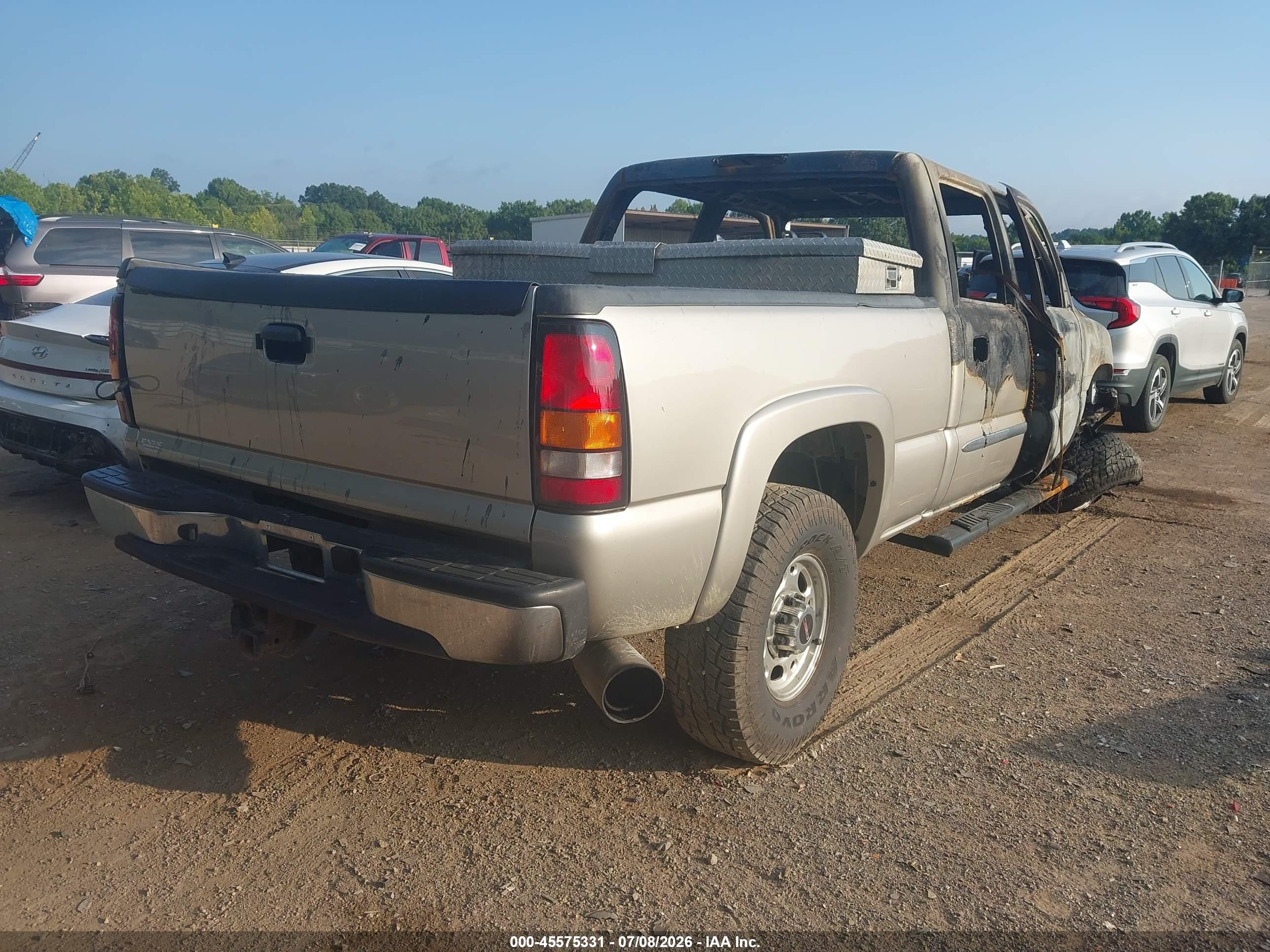 2006 Gmc Sierra 2500hd Slt Tan vin: 1GTHK23D76F177593
