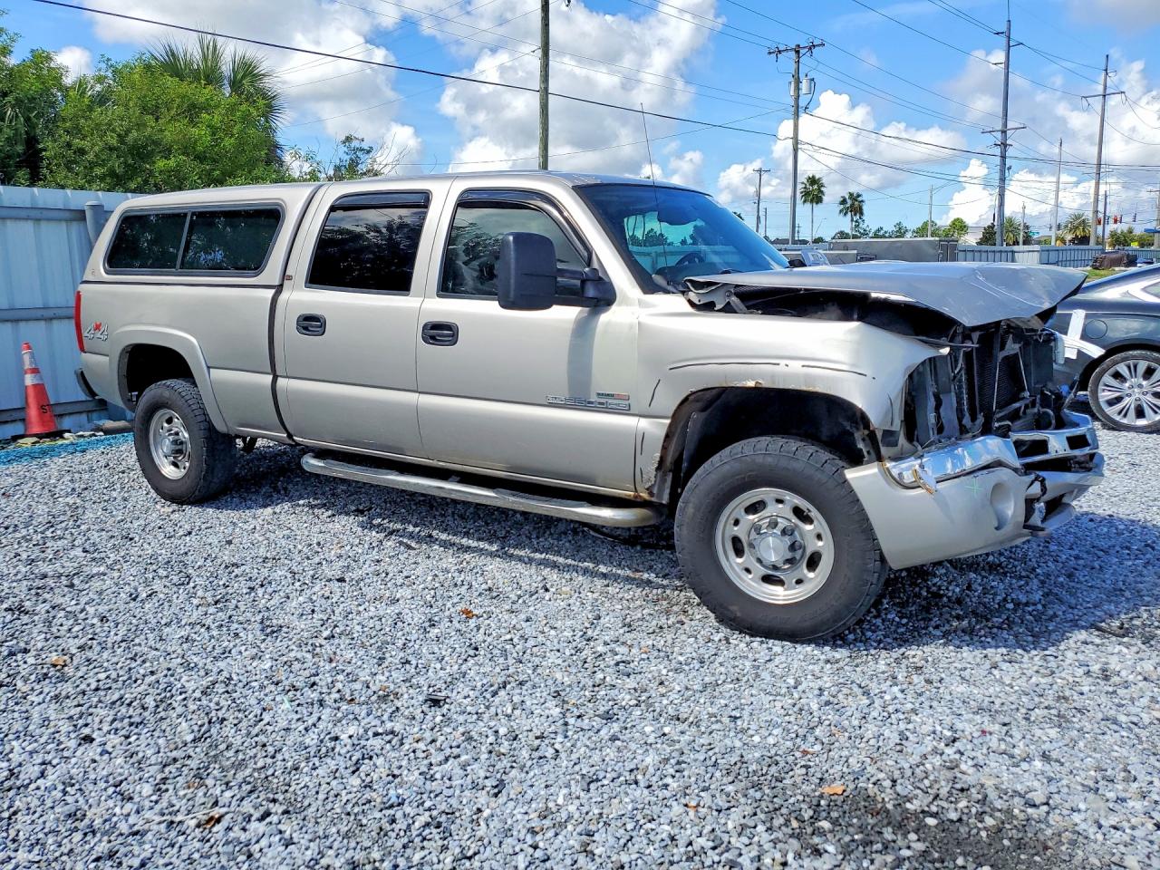 2007 Gmc Sierra K2500 Heavy Duty Beige vin: 1GTHK23D77F124006