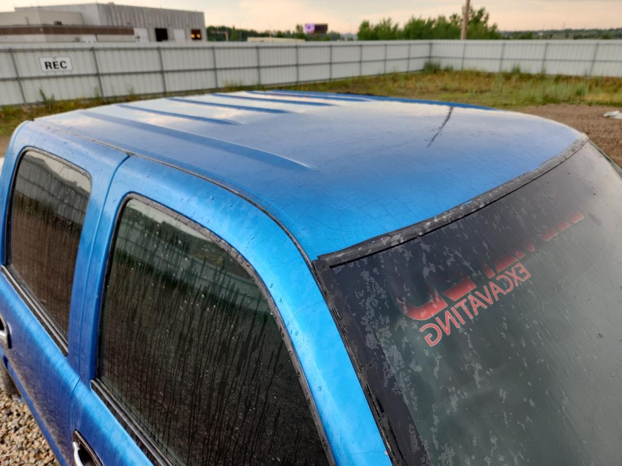 2007 Gmc Sierra K2500 Heavy Duty Blue vin: 1GTHK23D77F129691 Damage: Roof, Faded, Repair Required