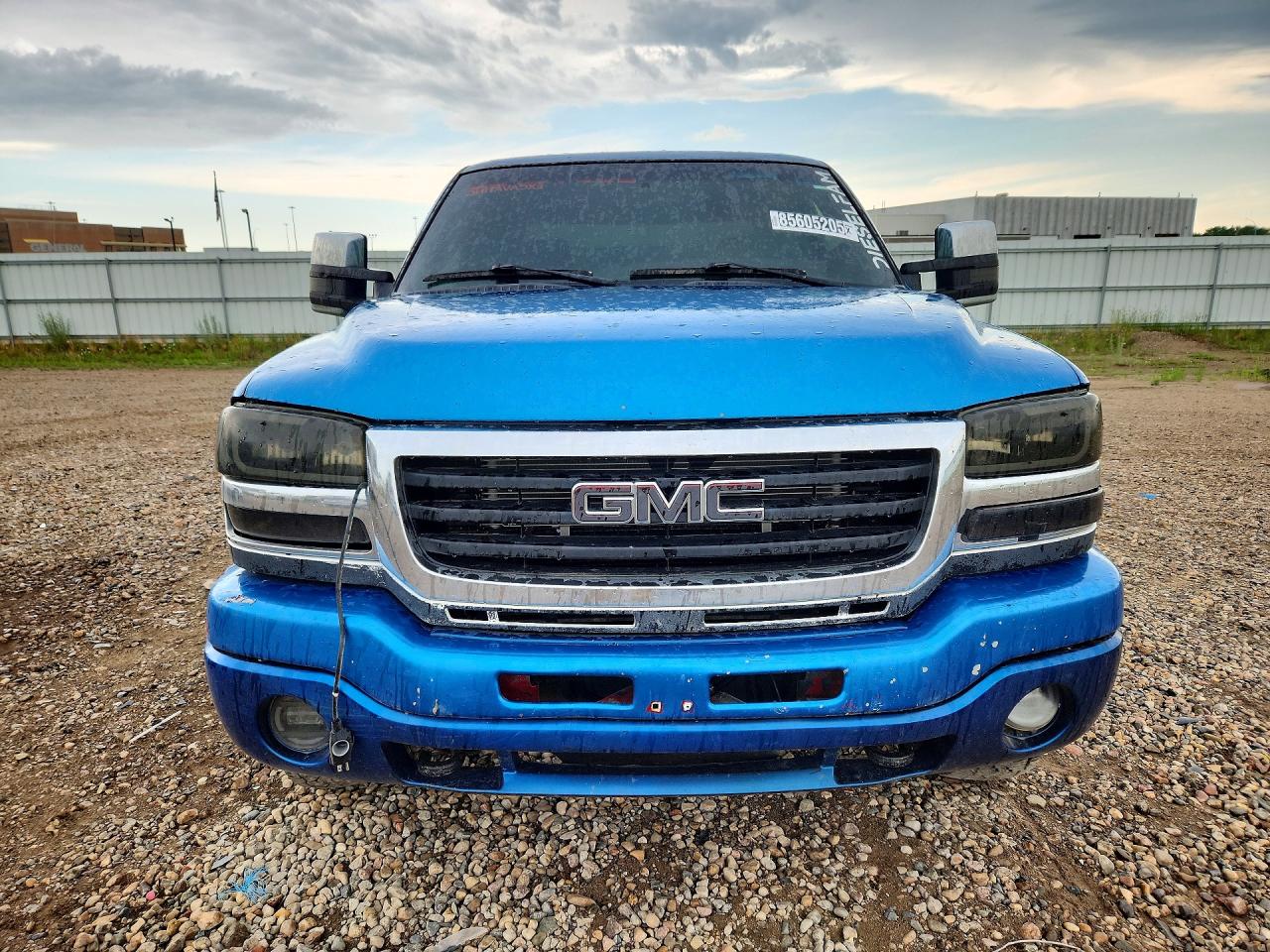 2007 Gmc Sierra K2500 Heavy Duty Blue vin: 1GTHK23D77F129691