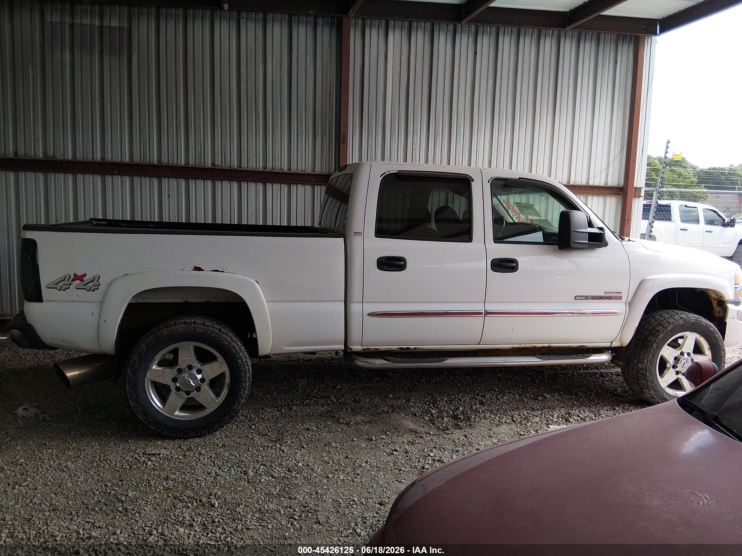 2007 Gmc Sierra 2500hd Classic Sle1 Белый vin: 1GTHK23D87F152493