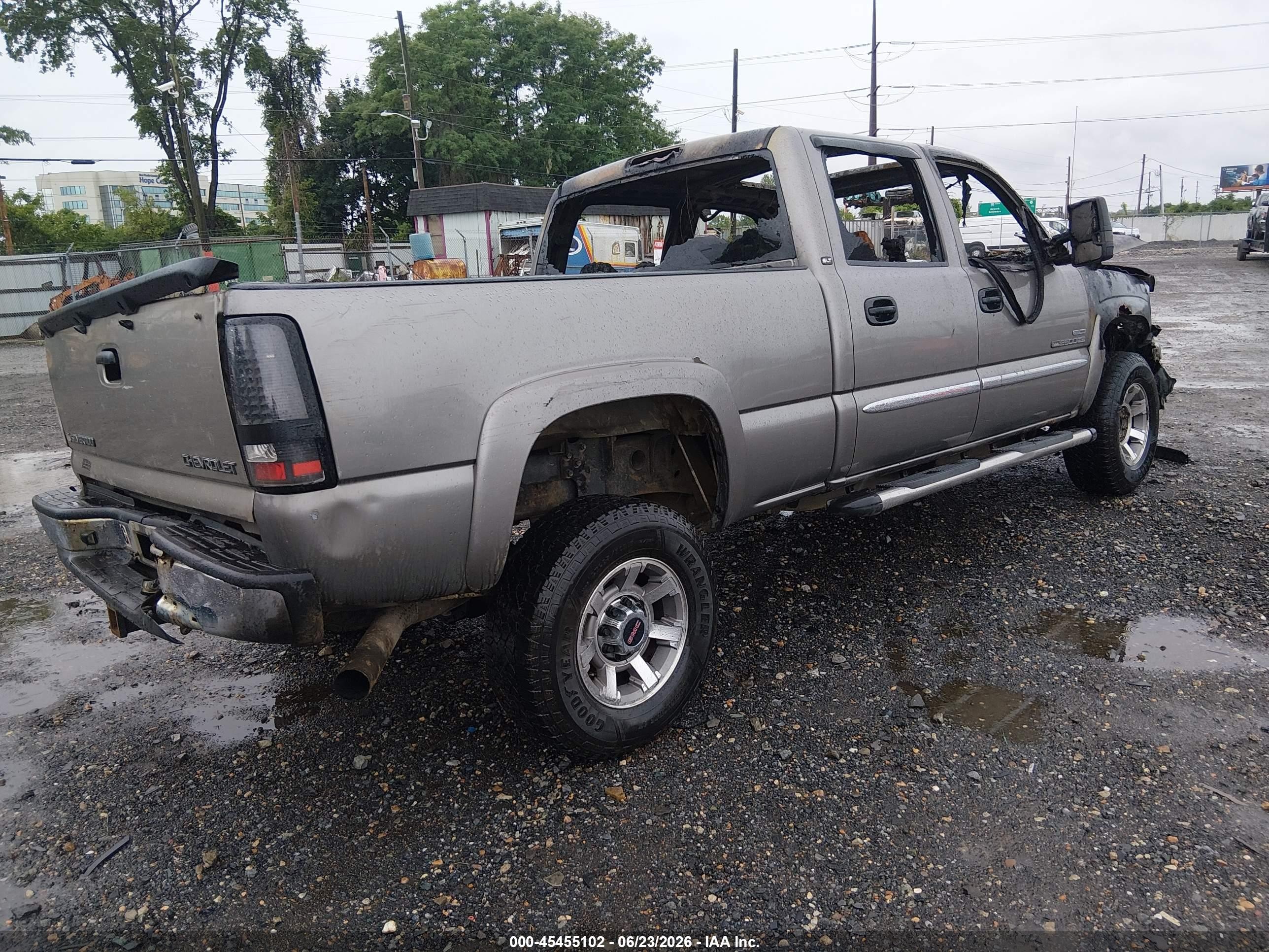 2006 Gmc Sierra 2500hd Slt Gray vin: 1GTHK23D96F251614