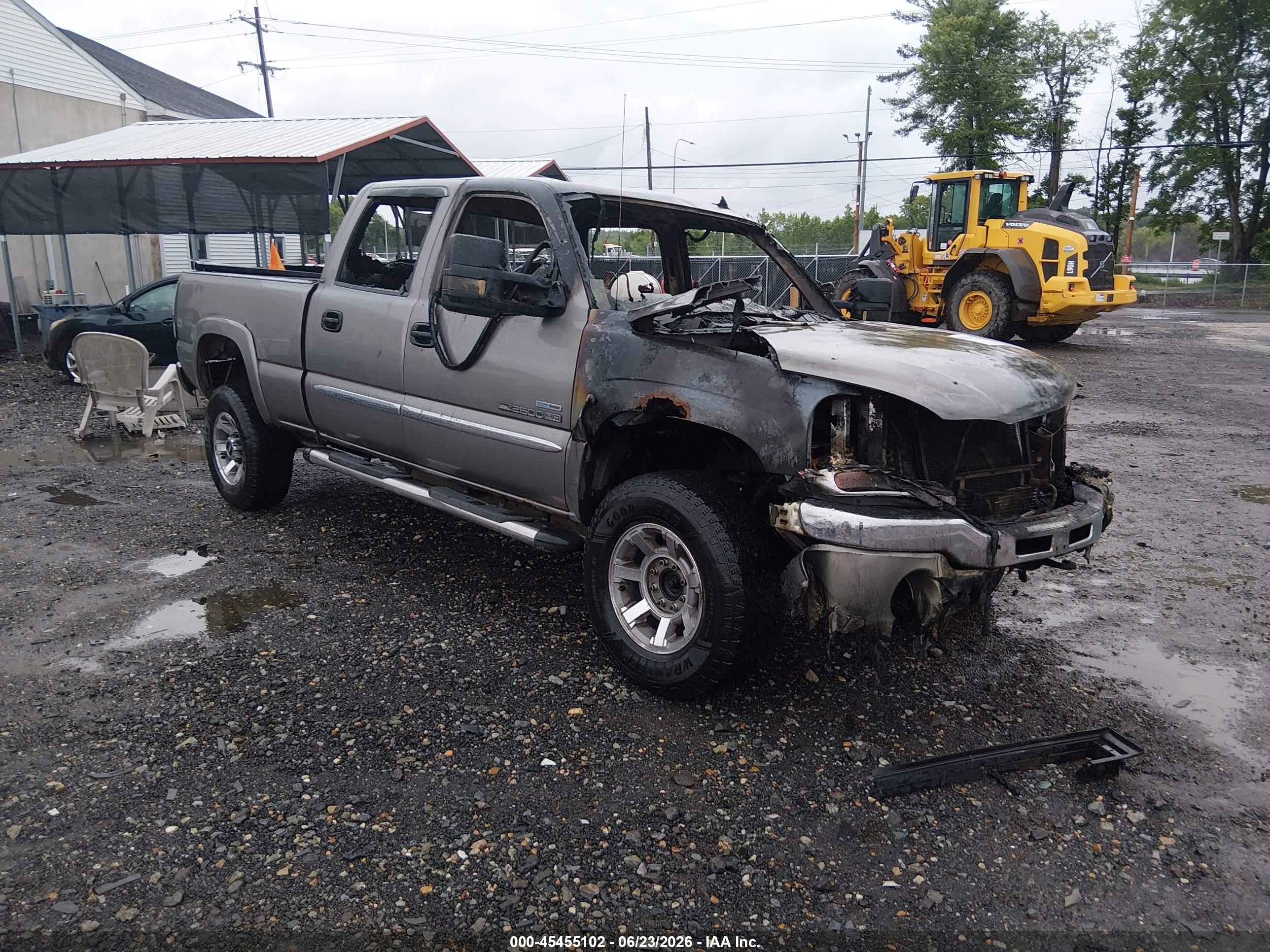2006 Gmc Sierra 2500hd Slt Gray vin: 1GTHK23D96F251614