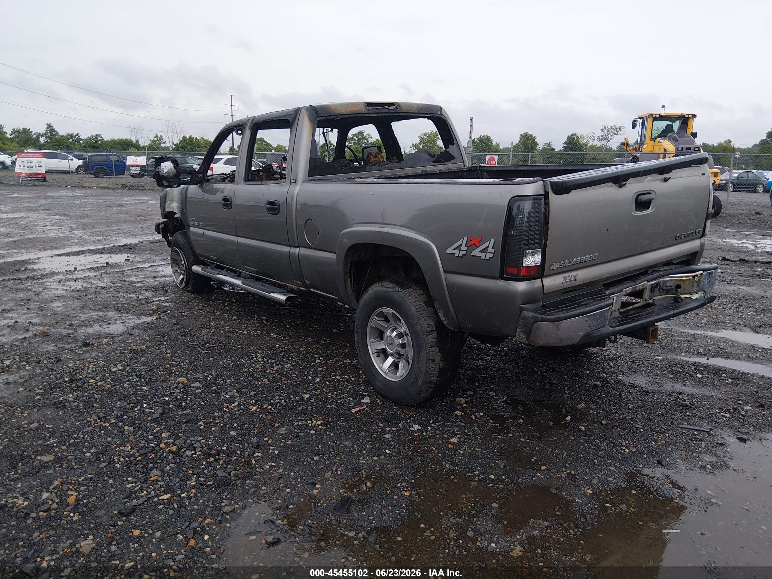 2006 Gmc Sierra 2500hd Slt Gray vin: 1GTHK23D96F251614