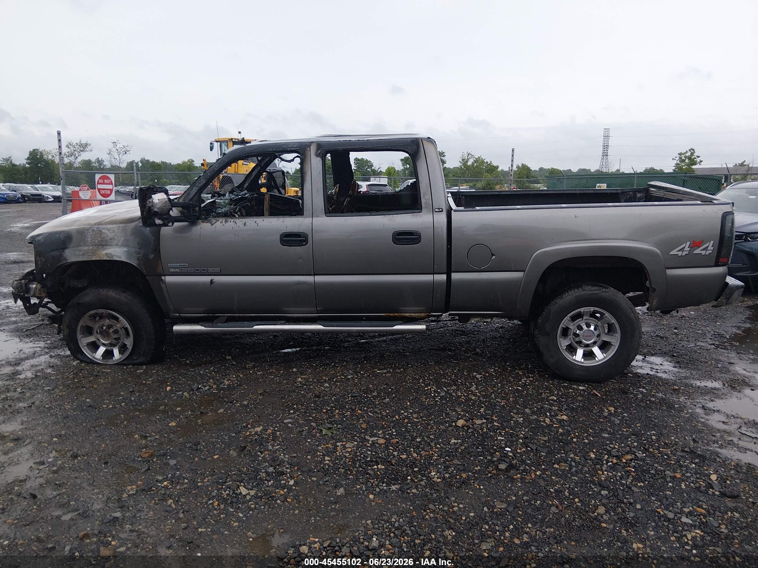 2006 Gmc Sierra 2500hd Slt Gray vin: 1GTHK23D96F251614