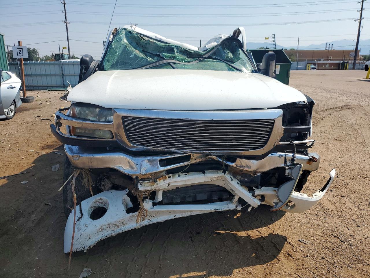 2007 Gmc Sierra K2500 Heavy Duty White vin: 1GTHK23D97F180531