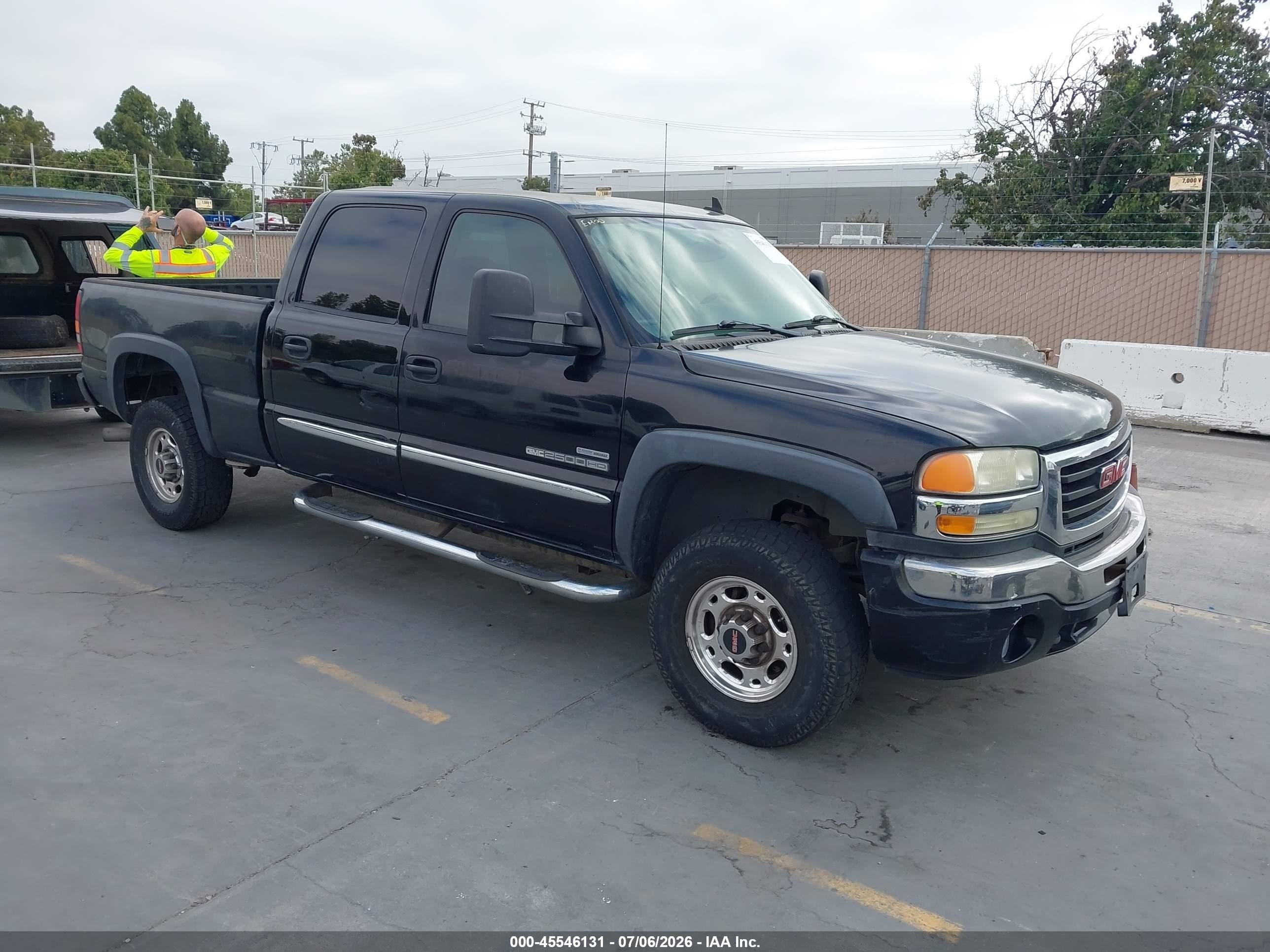 2006 Gmc Sierra 2500hd Slt Black vin: 1GTHK23DX6F174767