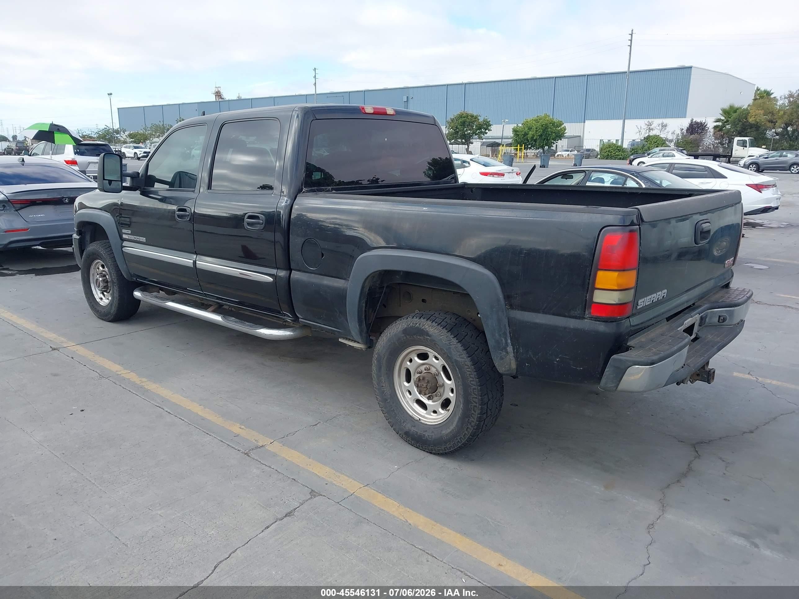 2006 Gmc Sierra 2500hd Slt Black vin: 1GTHK23DX6F174767