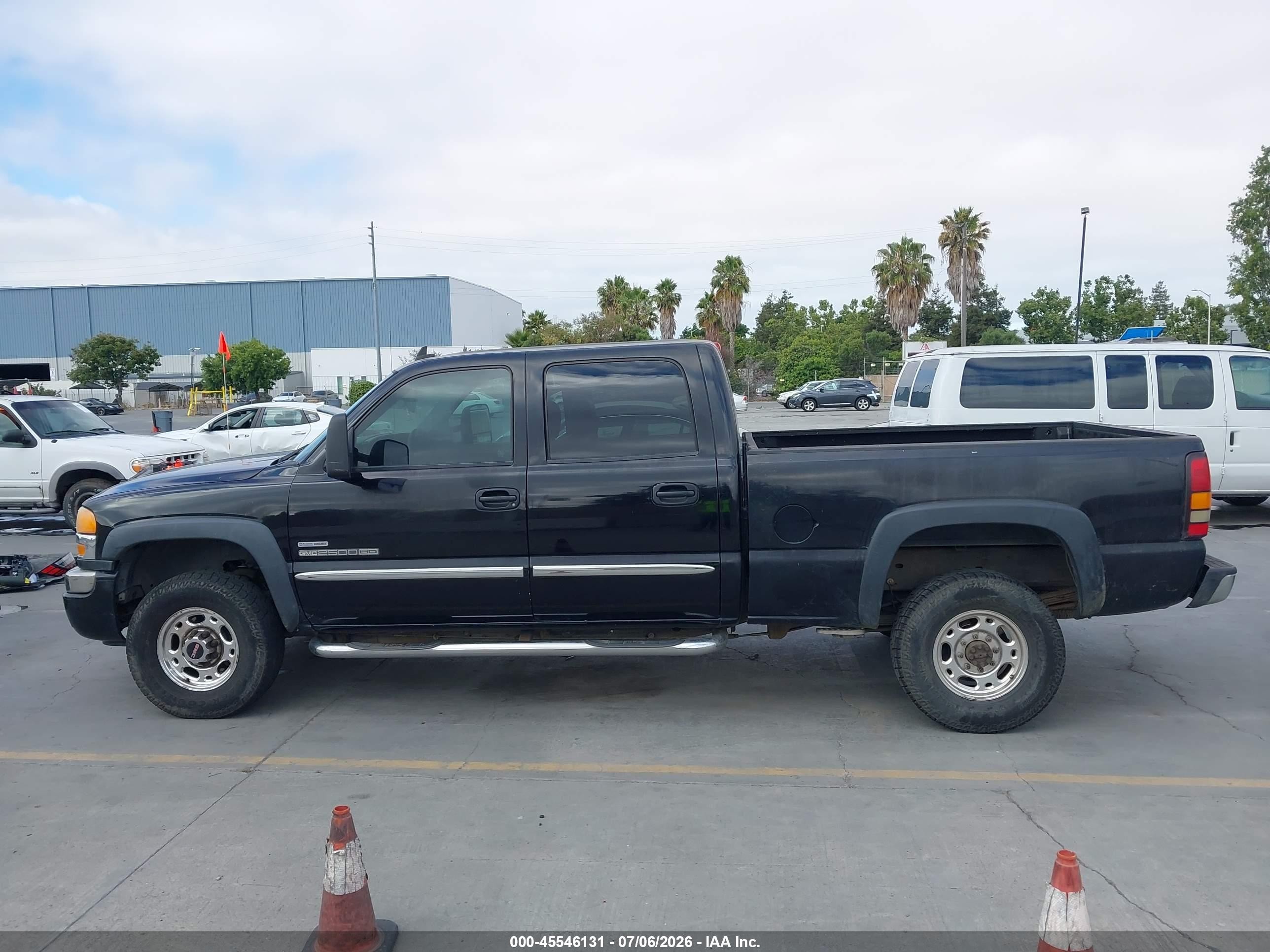 2006 Gmc Sierra 2500hd Slt Black vin: 1GTHK23DX6F174767