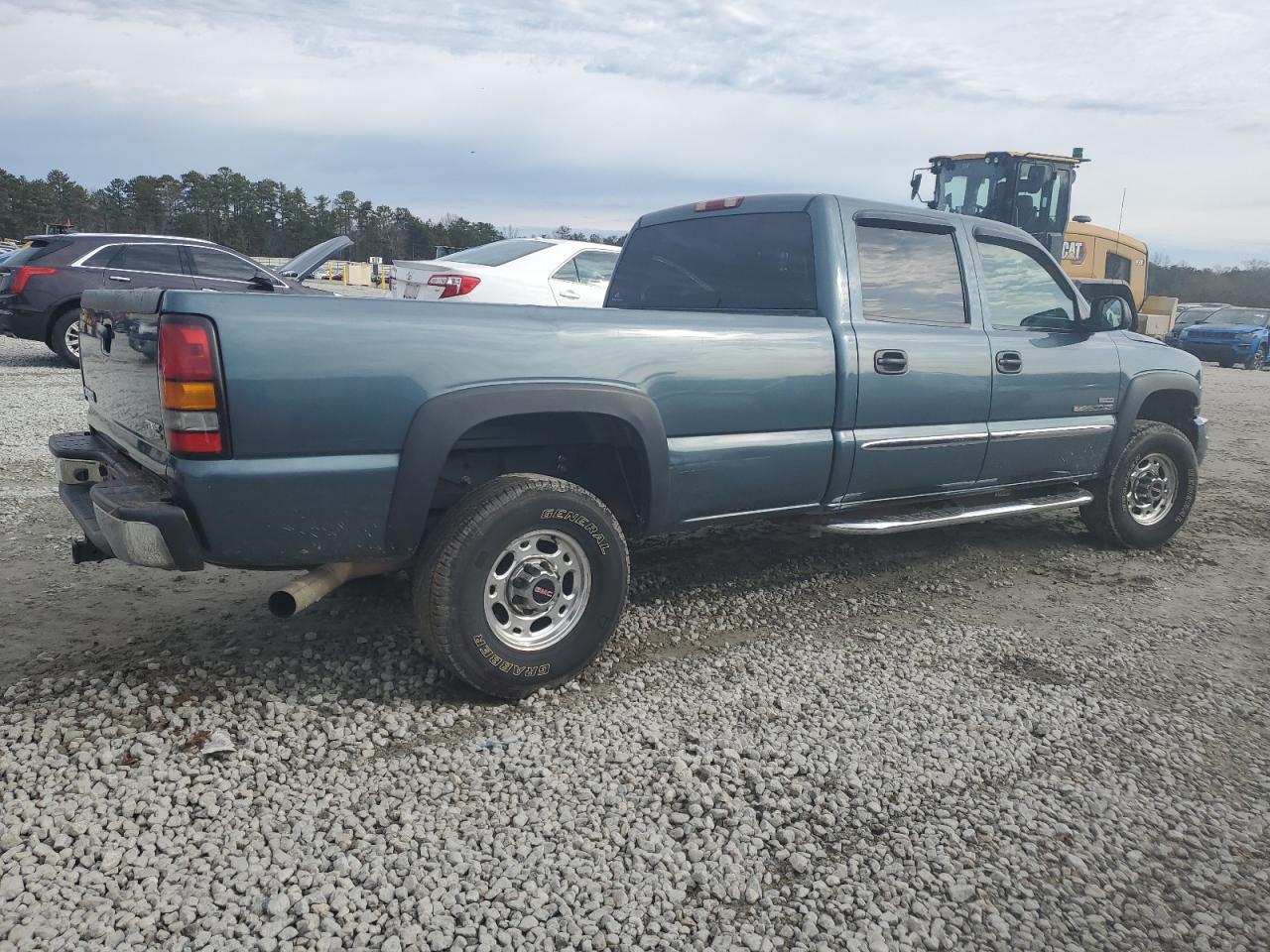 2007 Gmc Sierra K2500 Heavy Duty Green vin: 1GTHK23DX7F103103