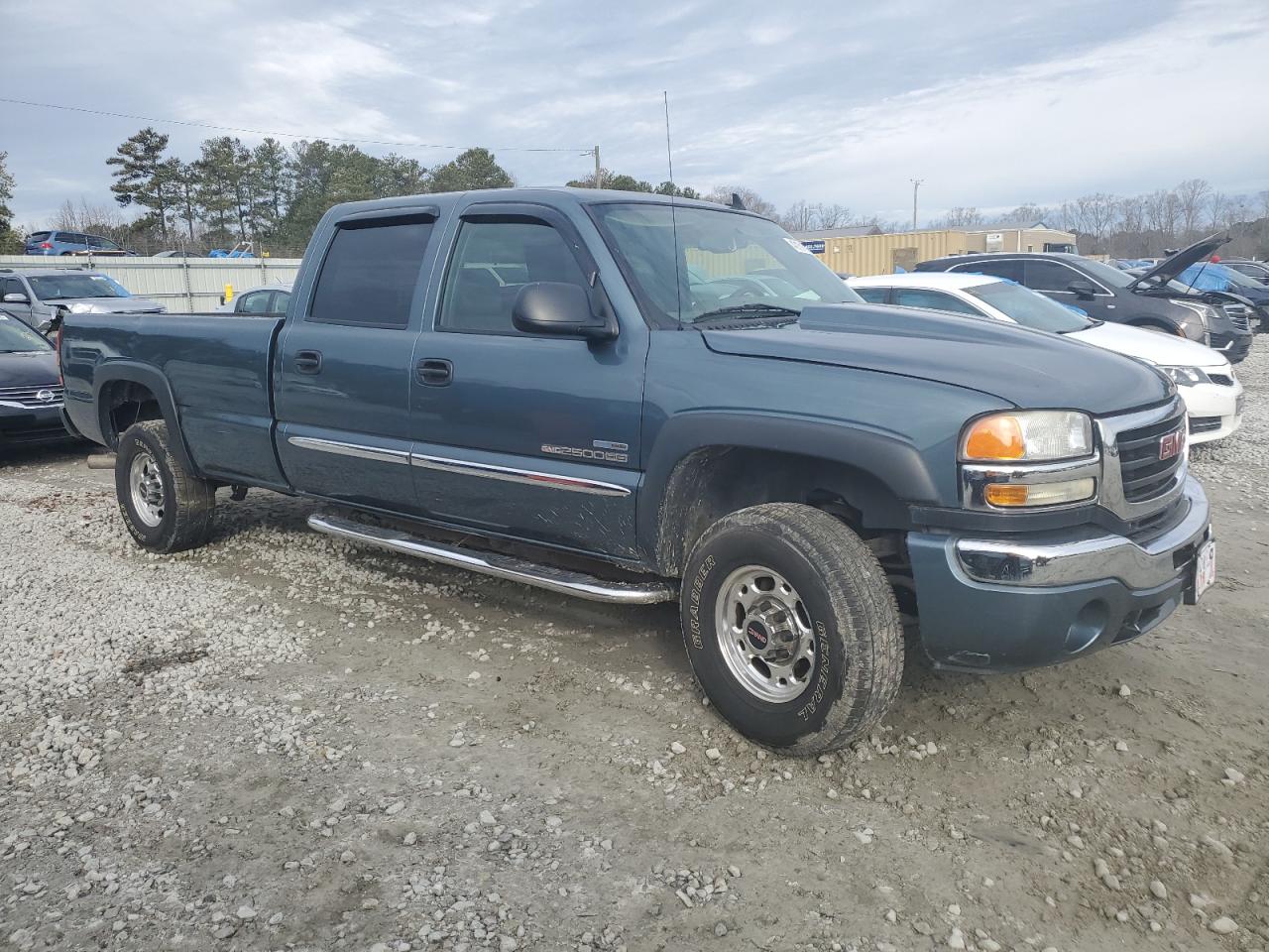 2007 Gmc Sierra K2500 Heavy Duty Green vin: 1GTHK23DX7F103103