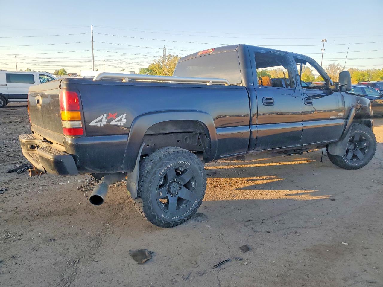 2007 Gmc Sierra K2500 Heavy Duty Black vin: 1GTHK23DX7F163138
