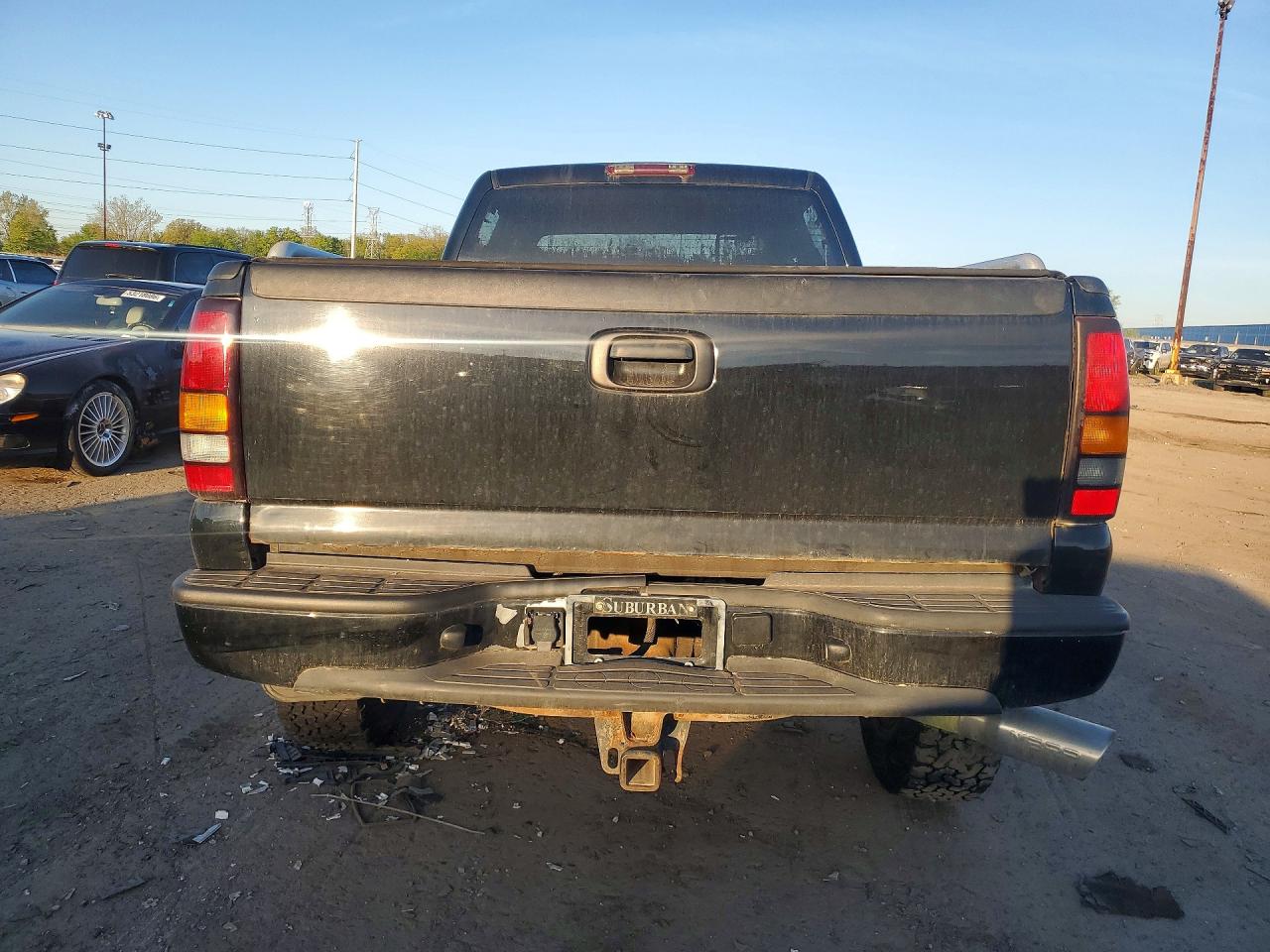 2007 Gmc Sierra K2500 Heavy Duty Black vin: 1GTHK23DX7F163138