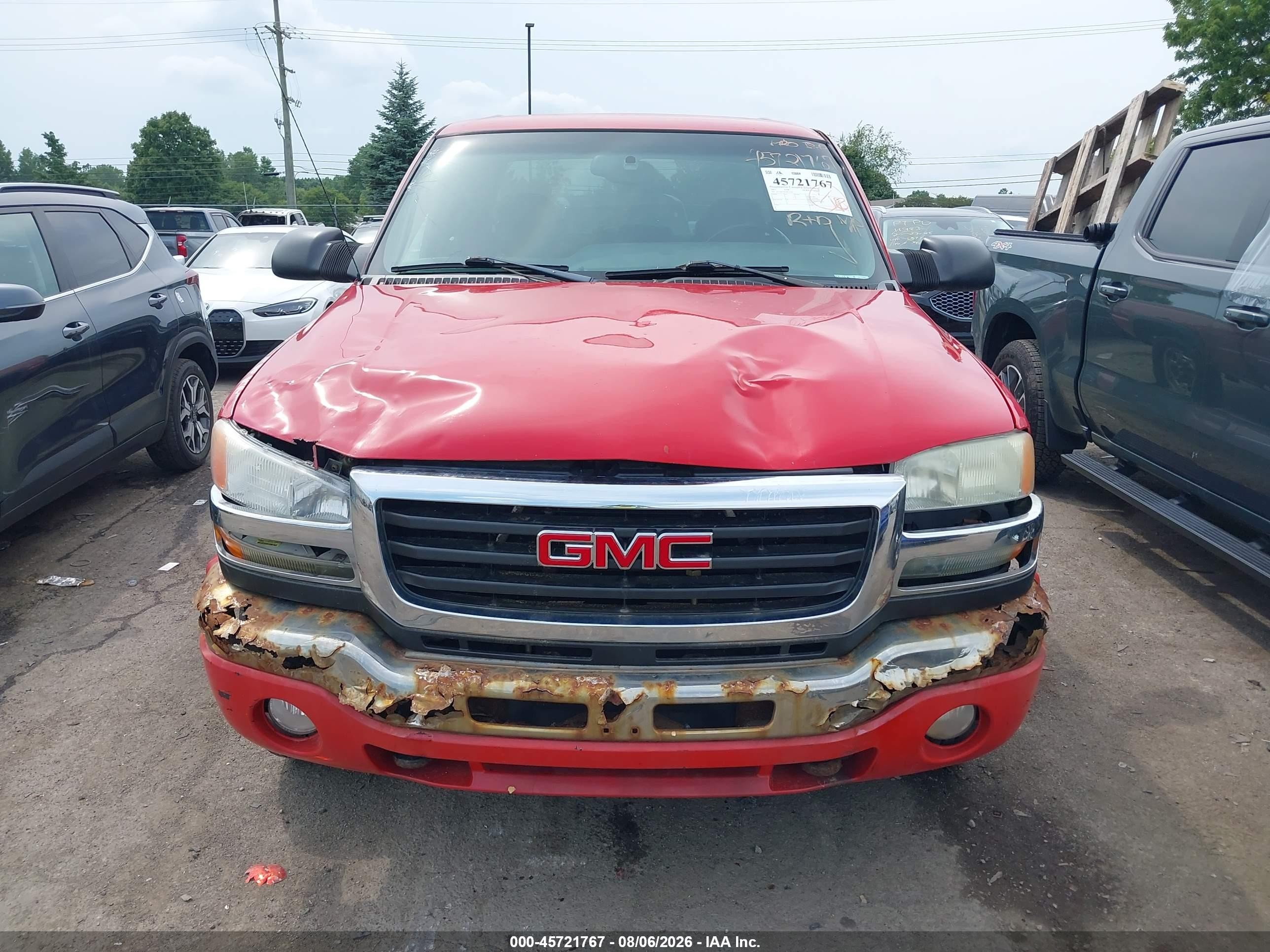 2003 Gmc Sierra 2500hd Sle Красный vin: 1GTHK23G23F225183