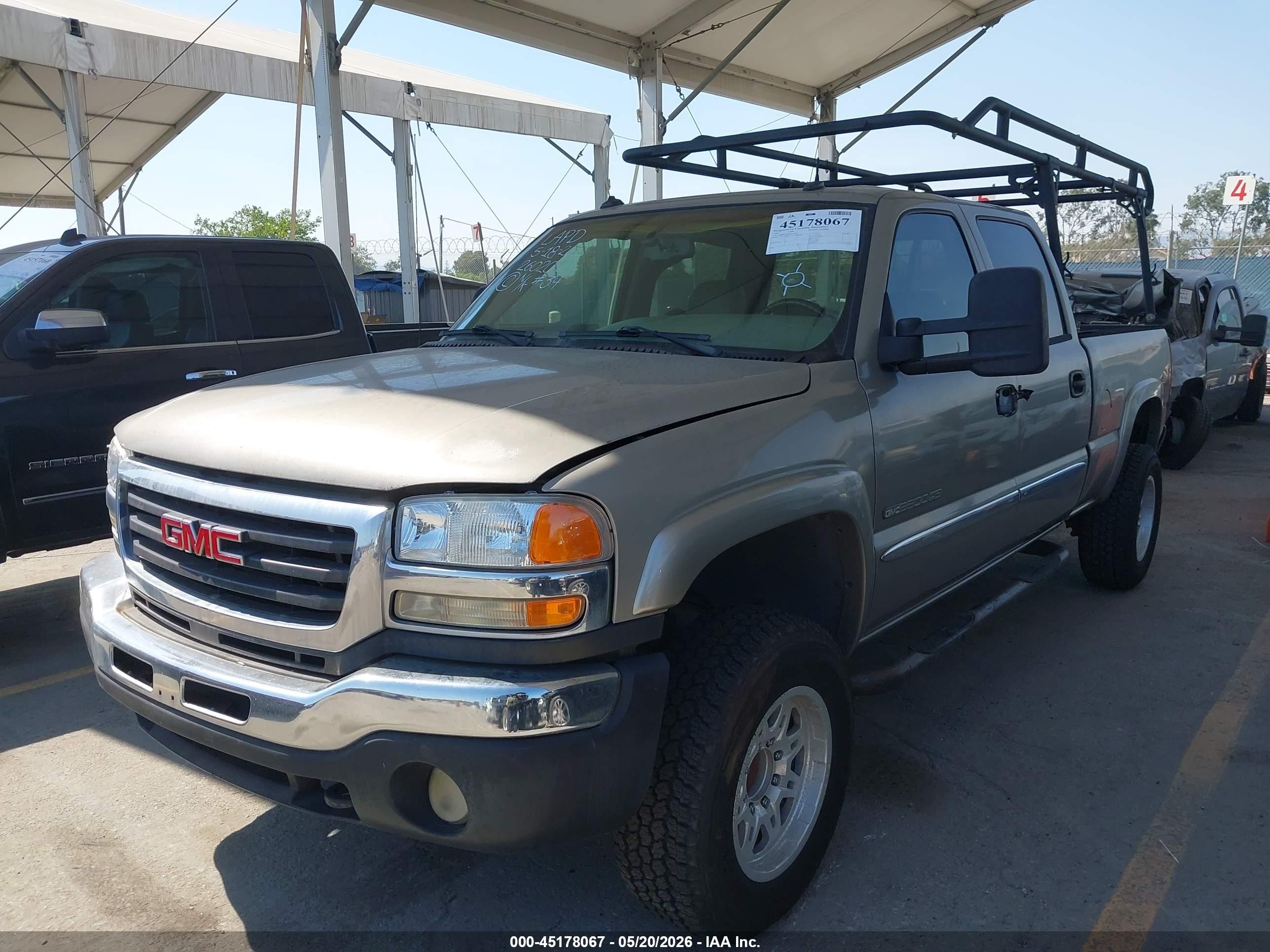 2003 Gmc Sierra 2500hd Slt Gray vin: 1GTHK23G73F245476