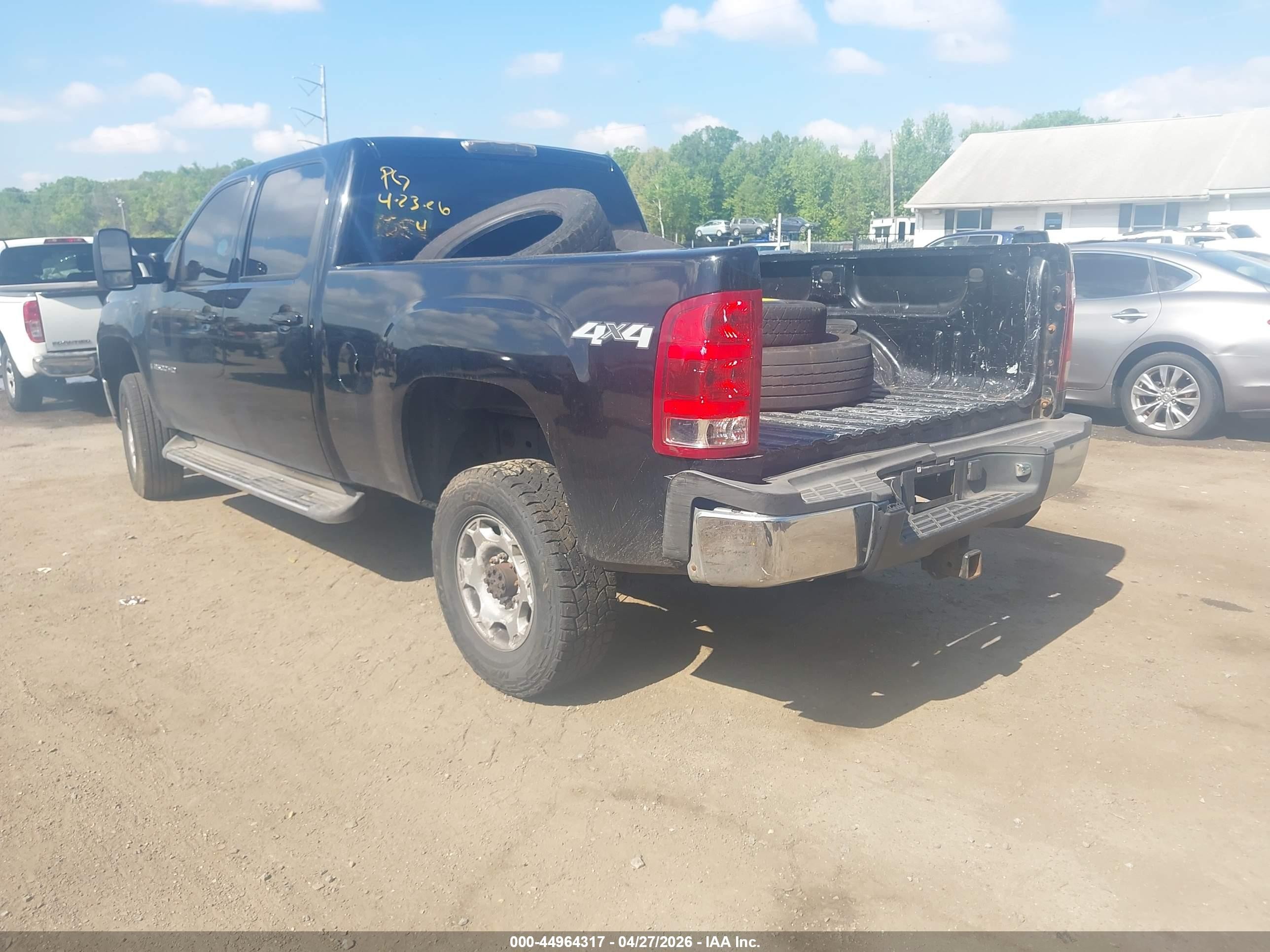 2007 Gmc Sierra 2500hd Slt Black vin: 1GTHK23K27F531004