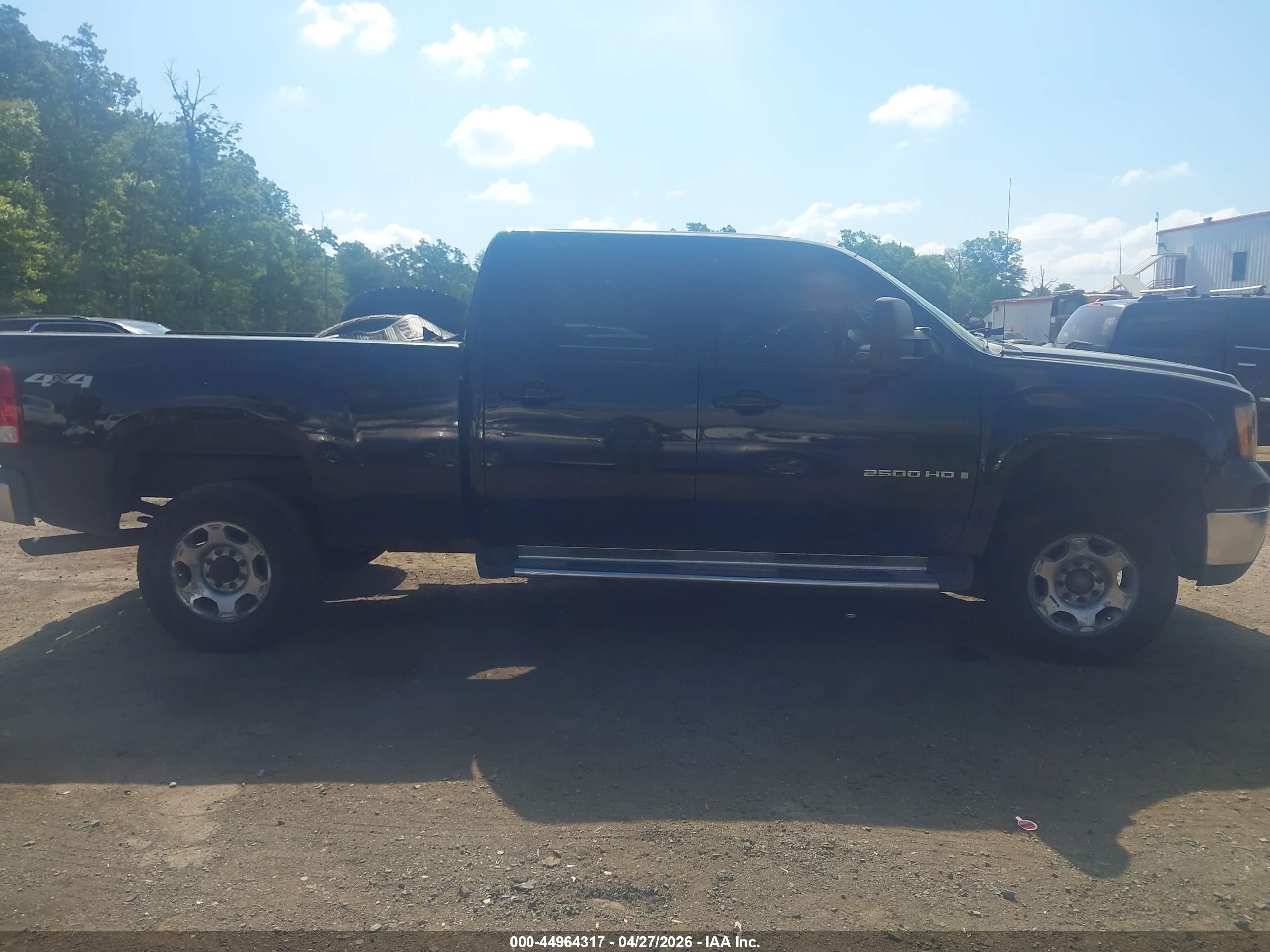 2007 Gmc Sierra 2500hd Slt Black vin: 1GTHK23K27F531004