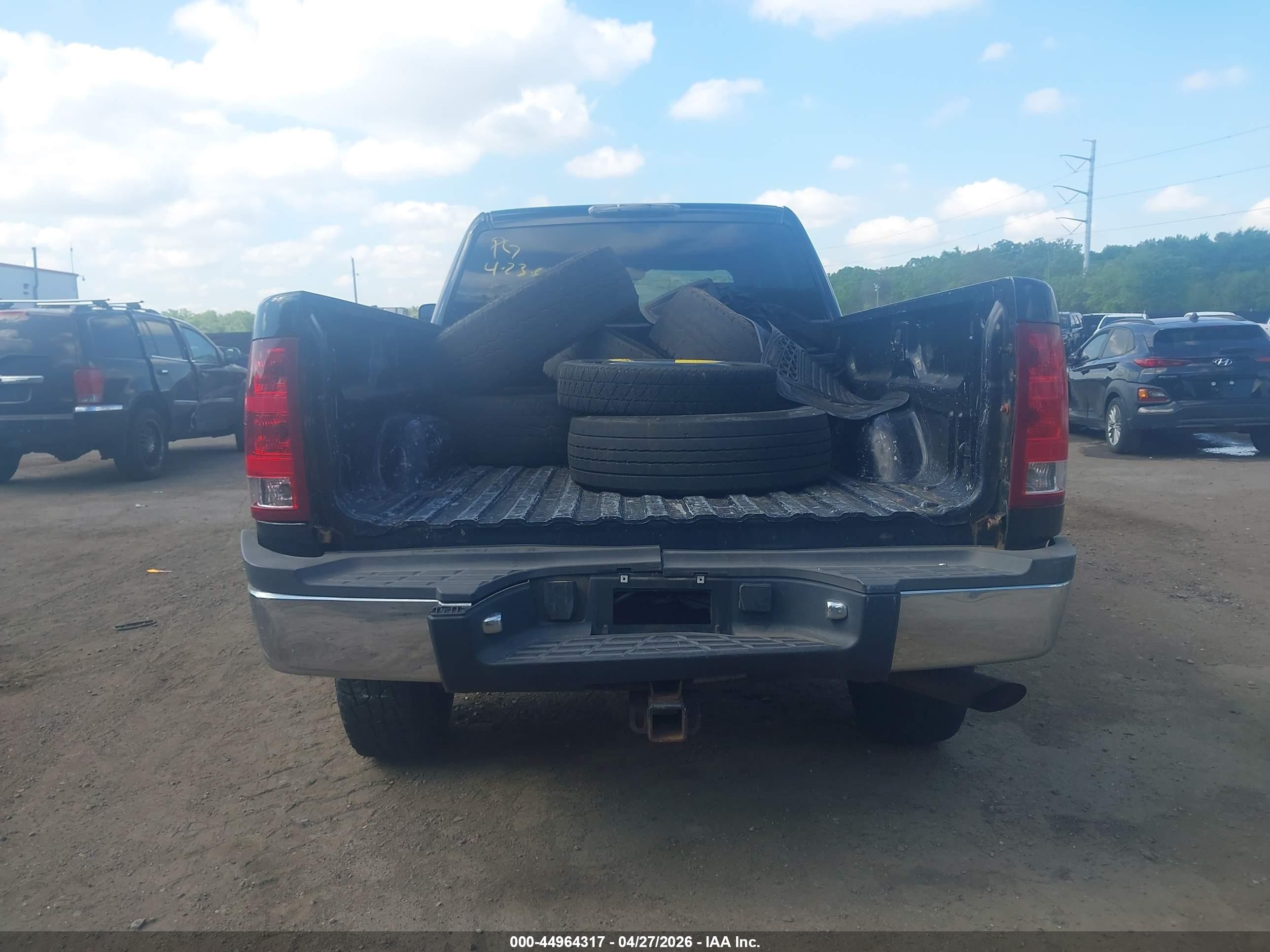 2007 Gmc Sierra 2500hd Slt Black vin: 1GTHK23K27F531004