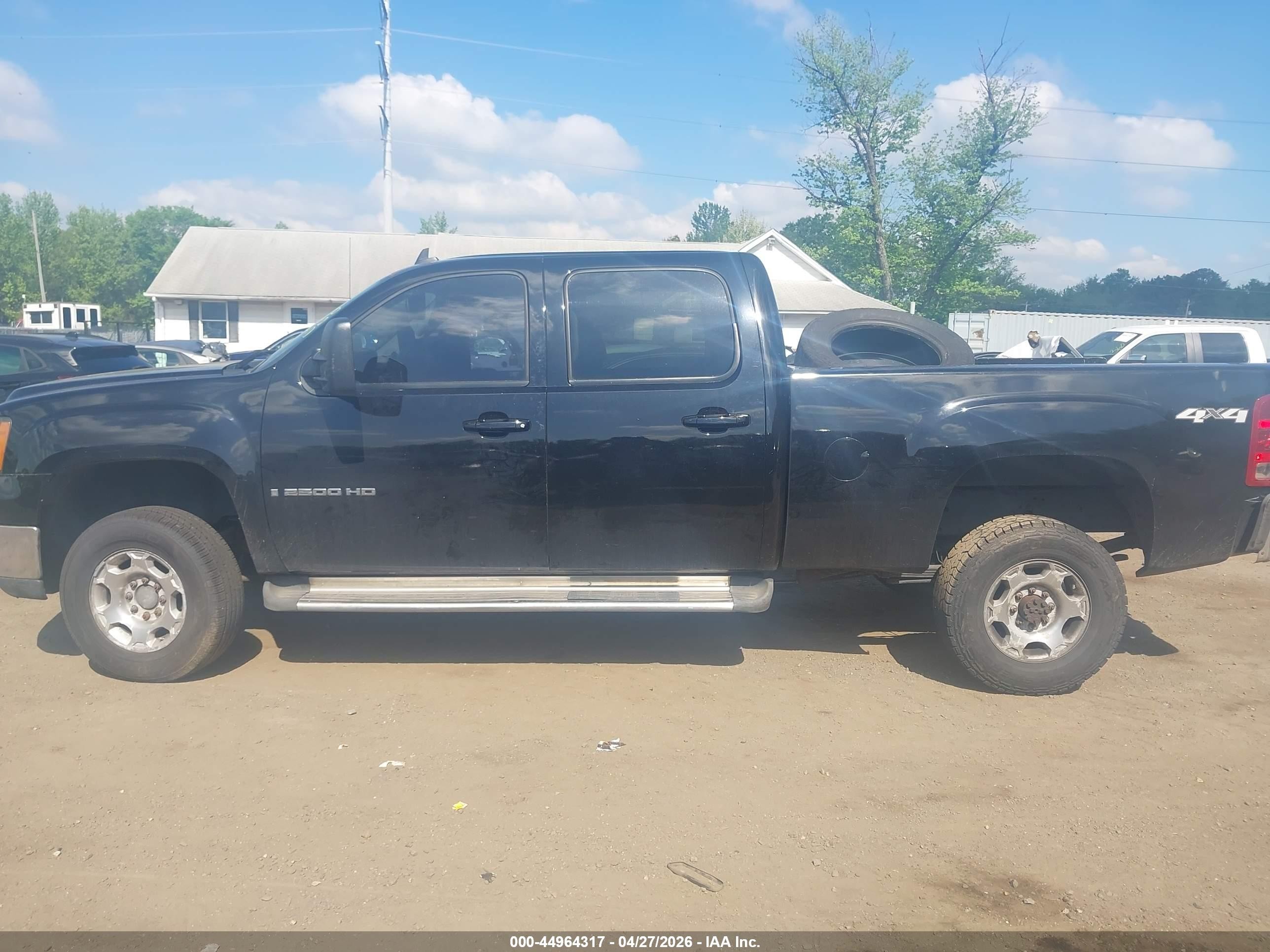 2007 Gmc Sierra 2500hd Slt Black vin: 1GTHK23K27F531004