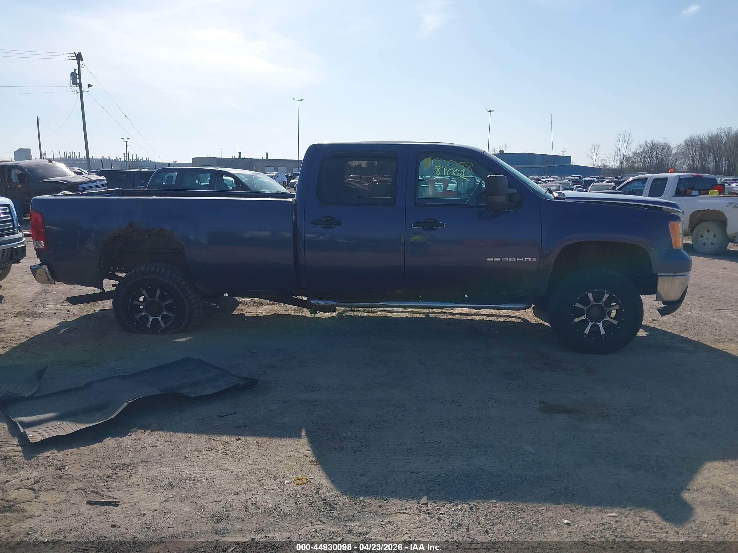 2008 Gmc Sierra 2500hd Sle2 Blue vin: 1GTHK23K38F117683