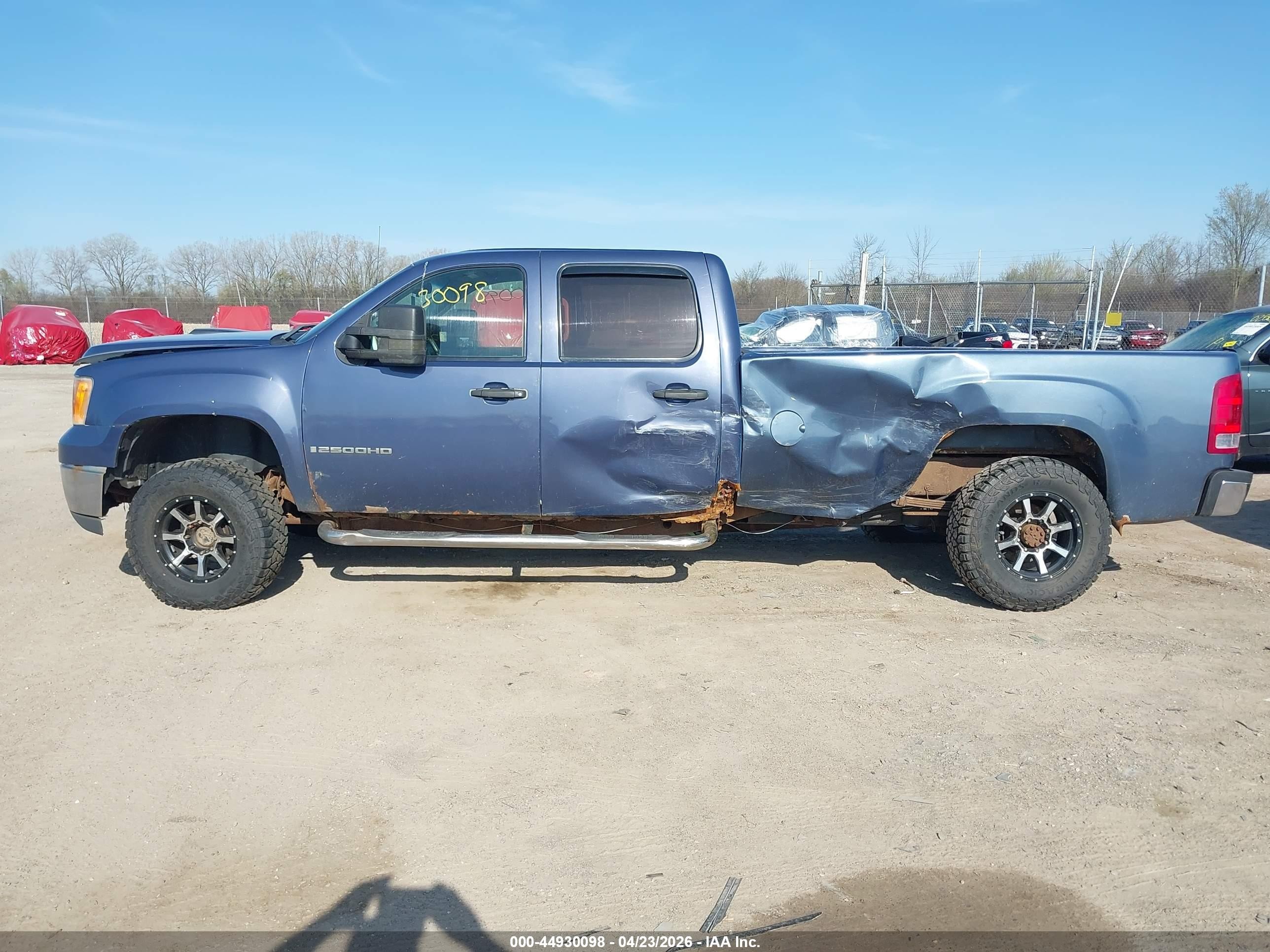 2008 Gmc Sierra 2500hd Sle2 Blue vin: 1GTHK23K38F117683