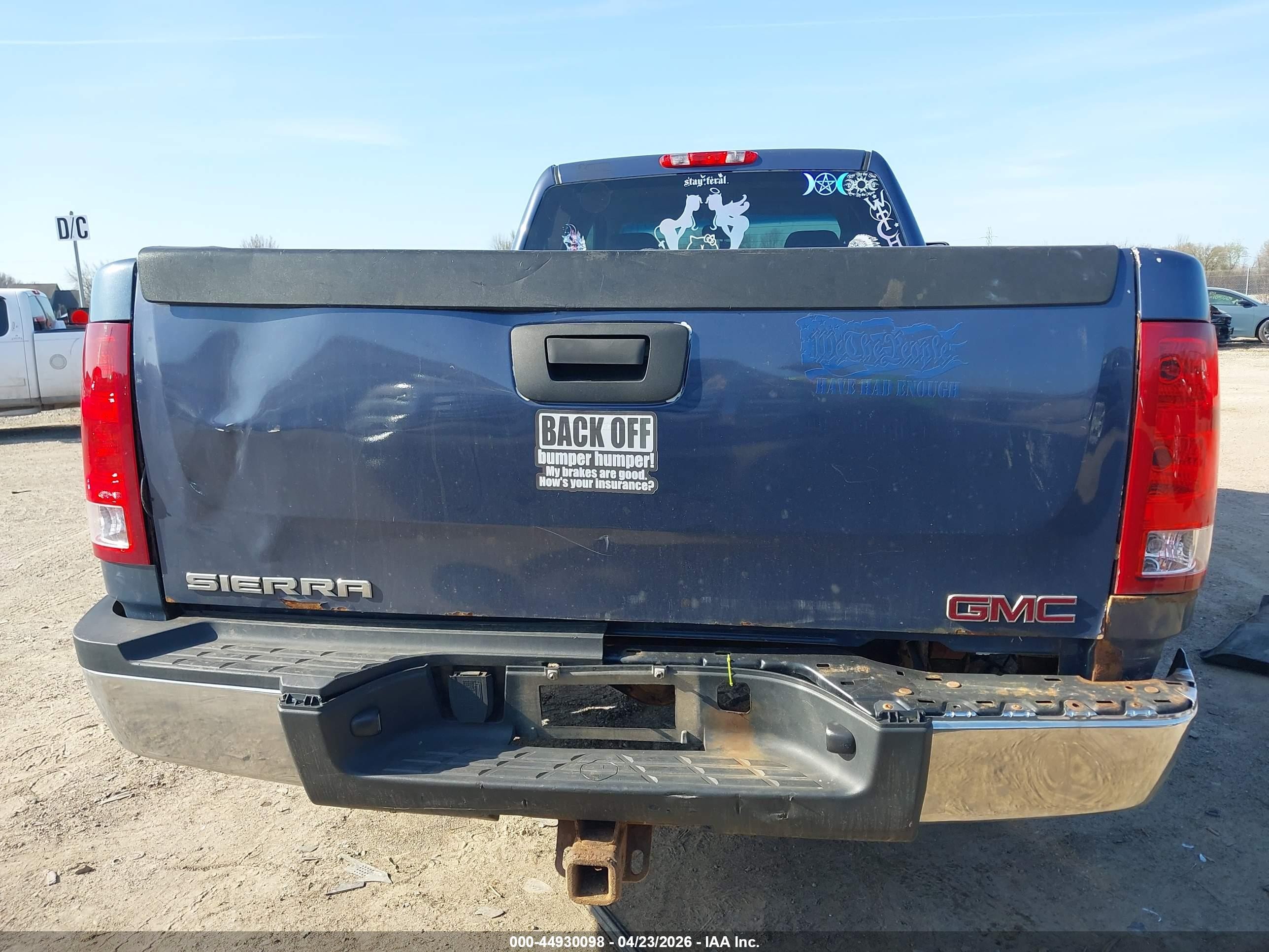 2008 Gmc Sierra 2500hd Sle2 Blue vin: 1GTHK23K38F117683