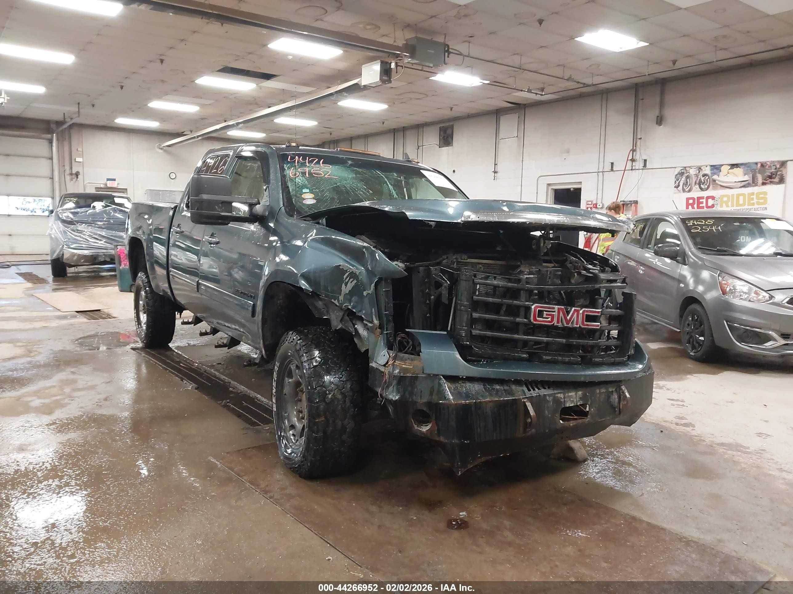 2007 Gmc Sierra 2500hd Slt Синий vin: 1GTHK23K67F533841
