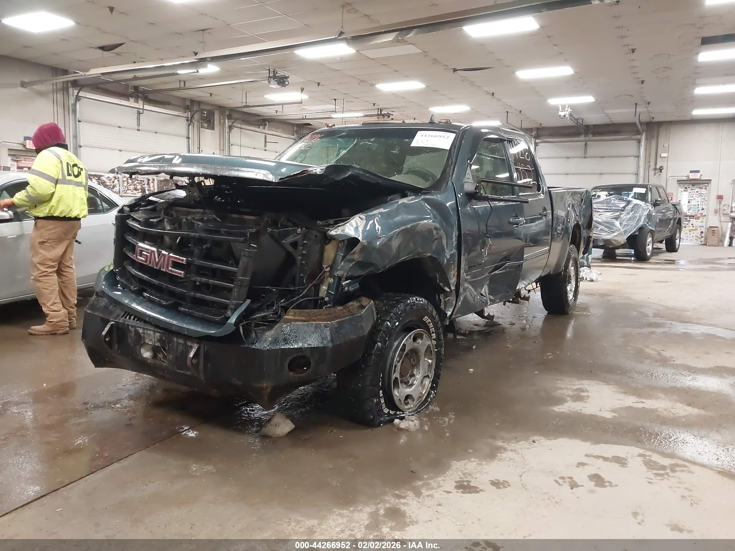 2007 Gmc Sierra 2500hd Slt Синий vin: 1GTHK23K67F533841