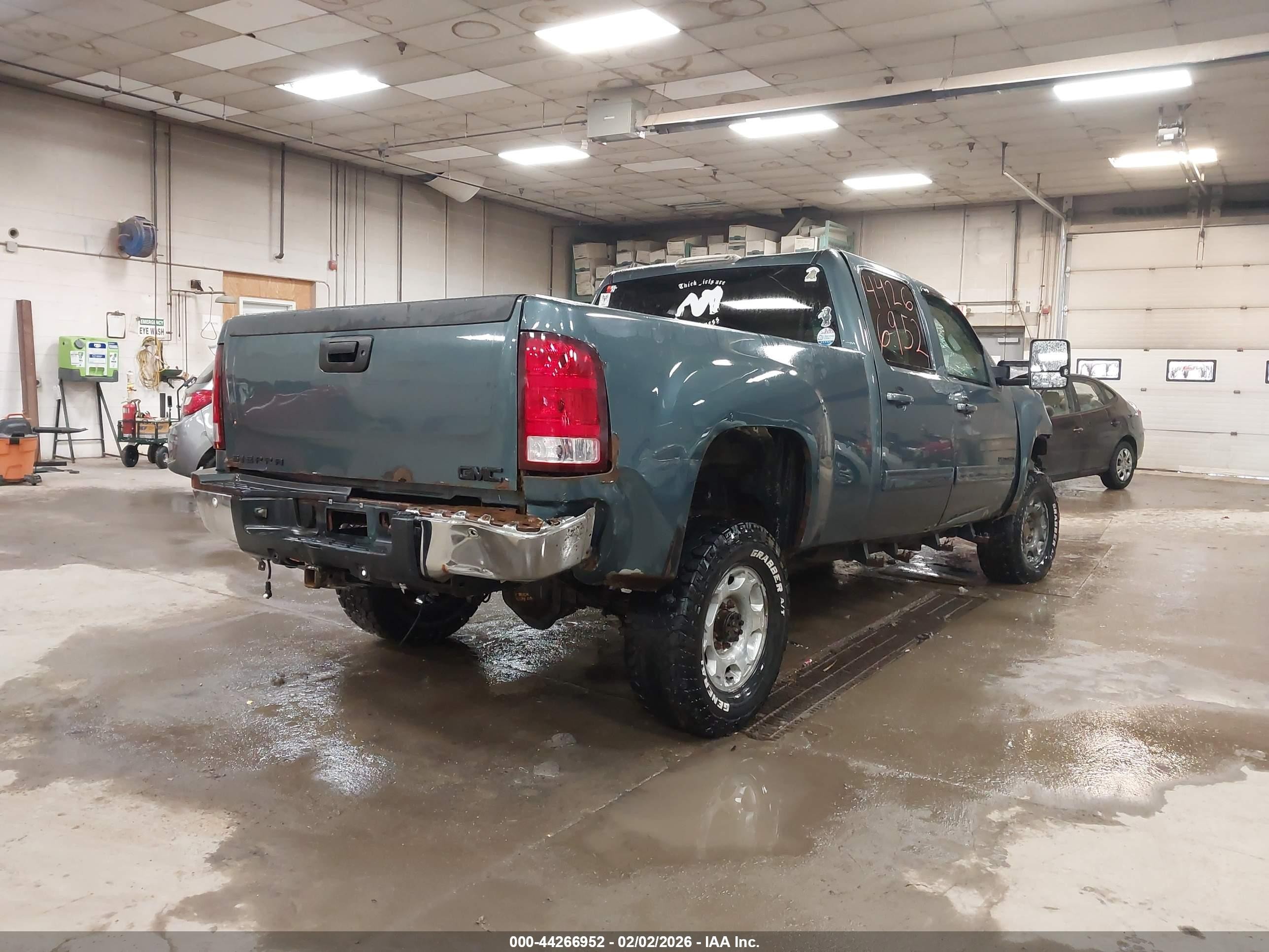 2007 Gmc Sierra 2500hd Slt Синий vin: 1GTHK23K67F533841
