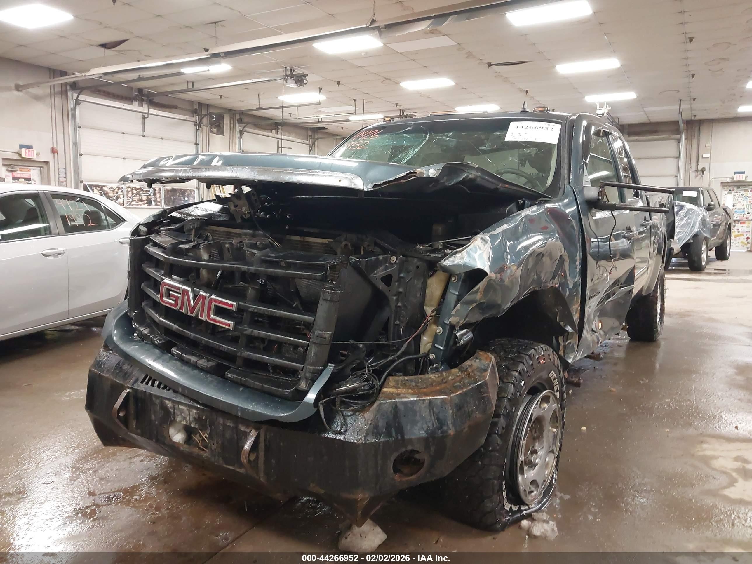 2007 Gmc Sierra 2500hd Slt Синий vin: 1GTHK23K67F533841