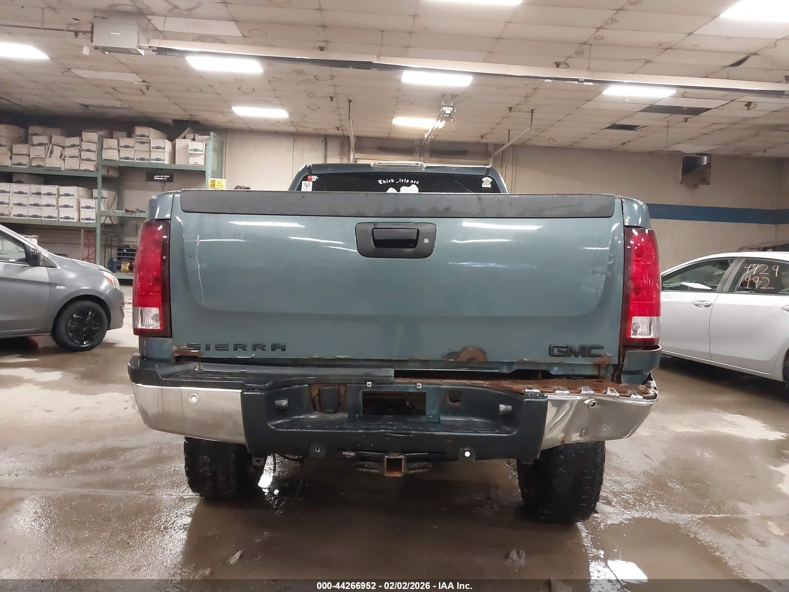 2007 Gmc Sierra 2500hd Slt Синий vin: 1GTHK23K67F533841
