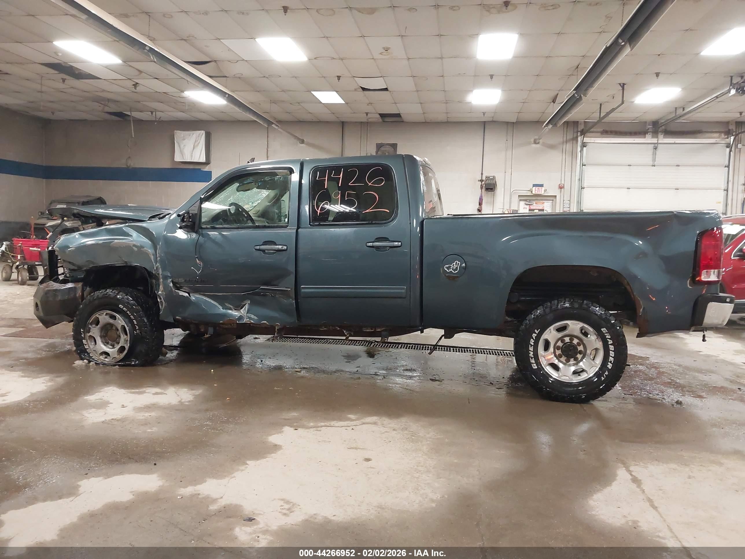 2007 Gmc Sierra 2500hd Slt Синий vin: 1GTHK23K67F533841