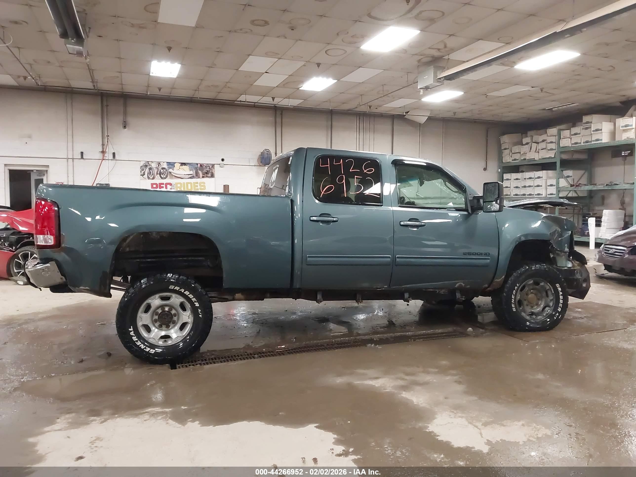 2007 Gmc Sierra 2500hd Slt Синий vin: 1GTHK23K67F533841