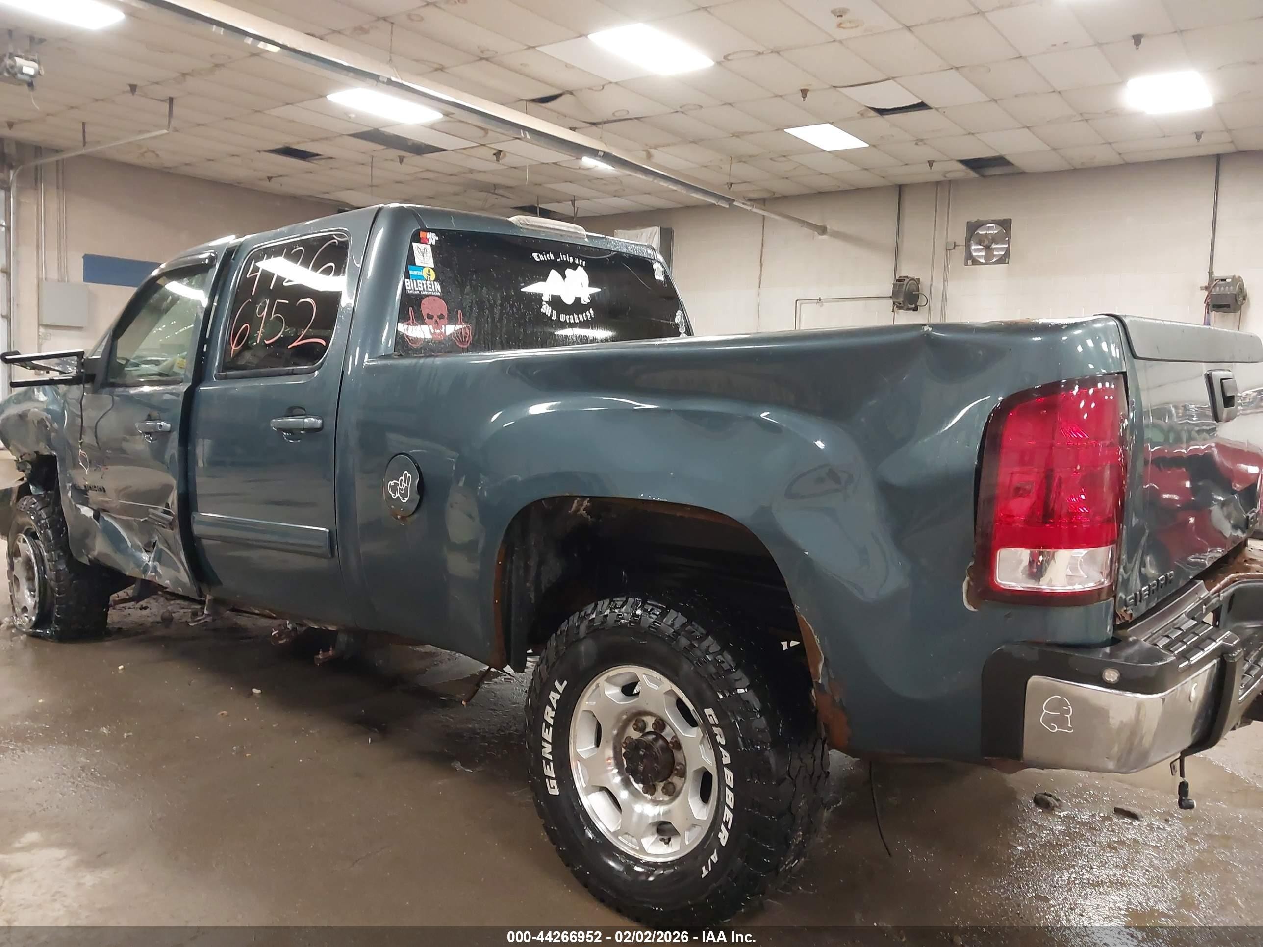 2007 Gmc Sierra 2500hd Slt Синий vin: 1GTHK23K67F533841