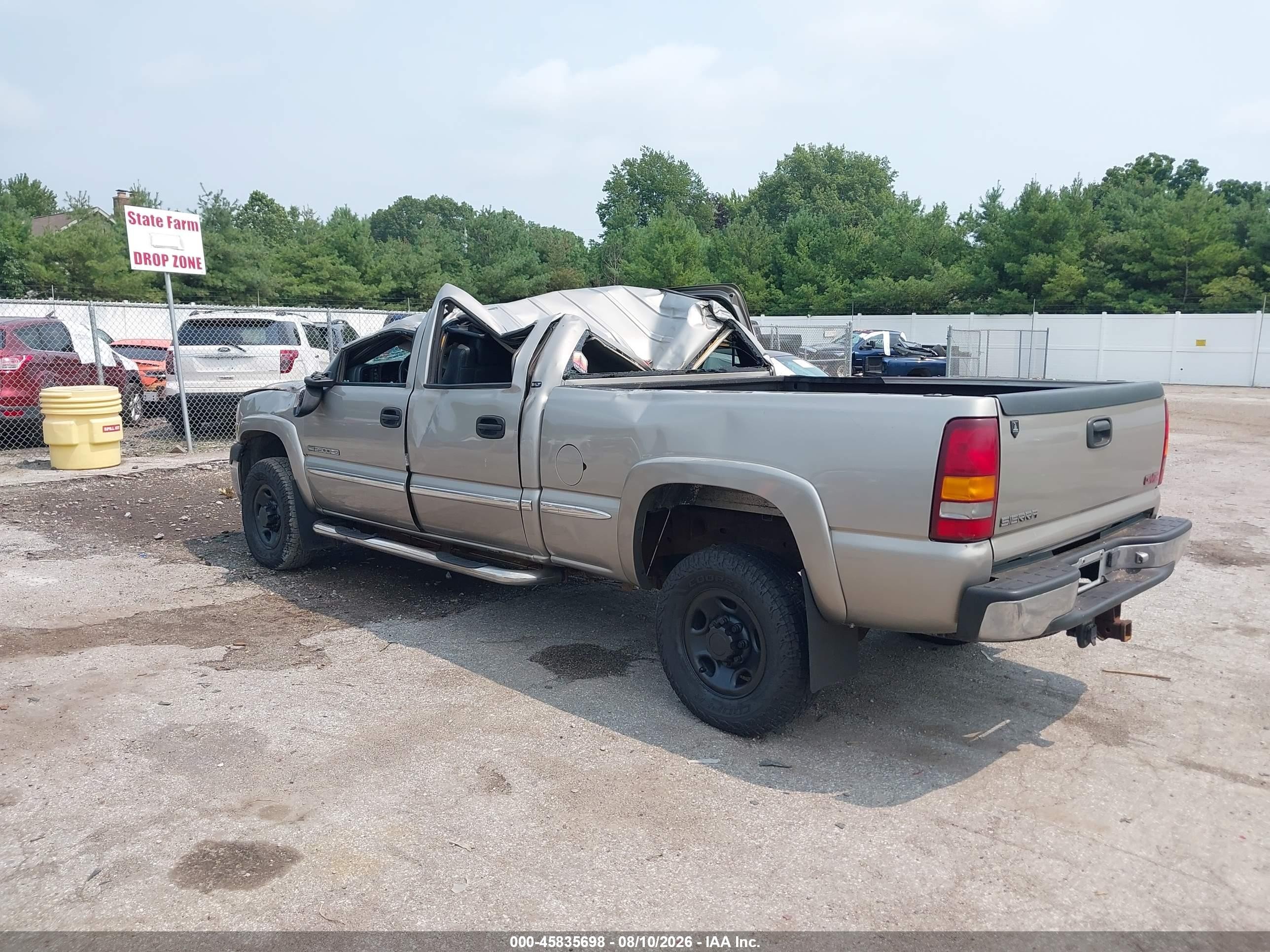 2001 Gmc Sierra 2500hd Sle Champagne vin: 1GTHK23U21F187991