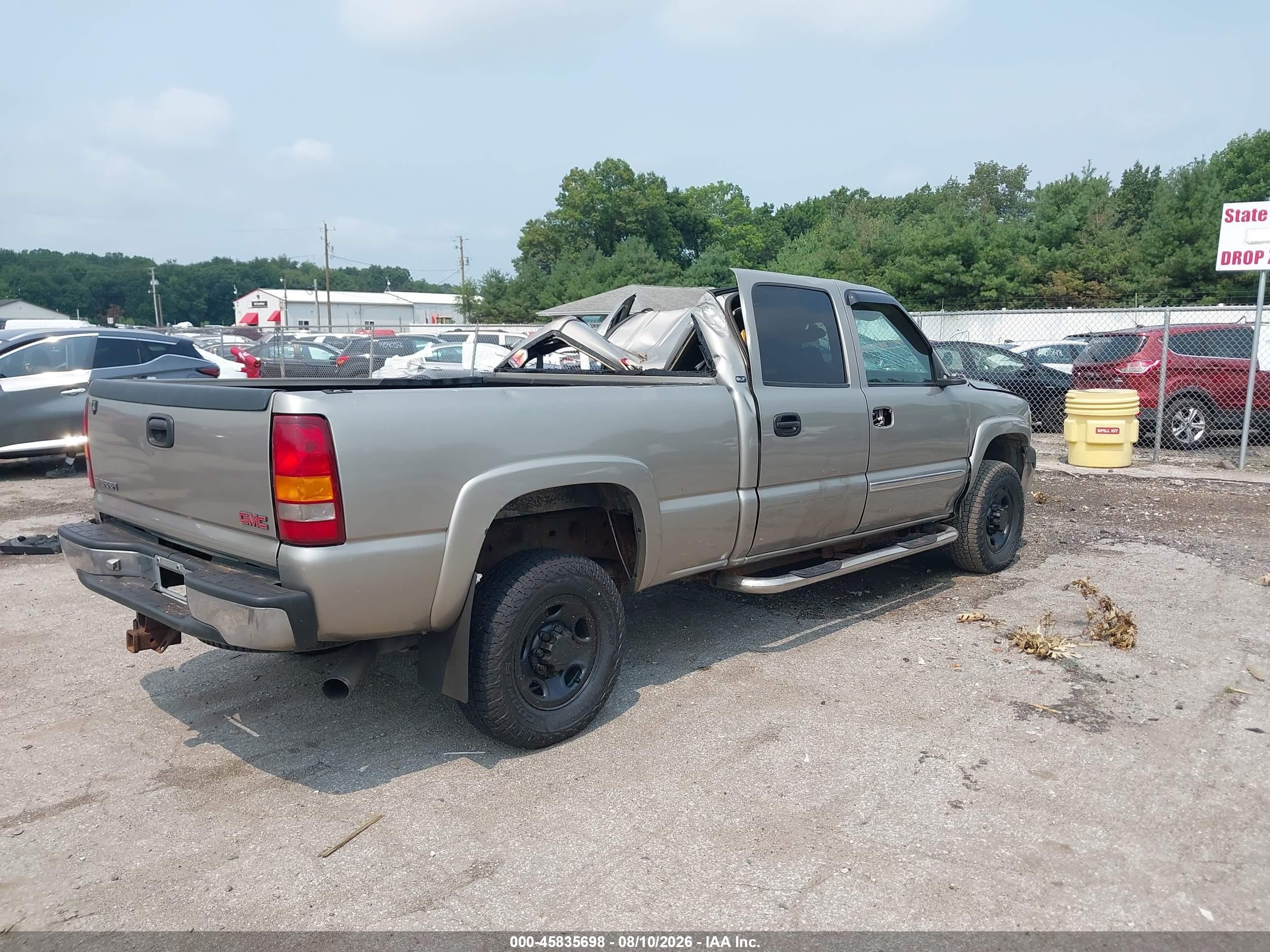 2001 Gmc Sierra 2500hd Sle Champagne vin: 1GTHK23U21F187991