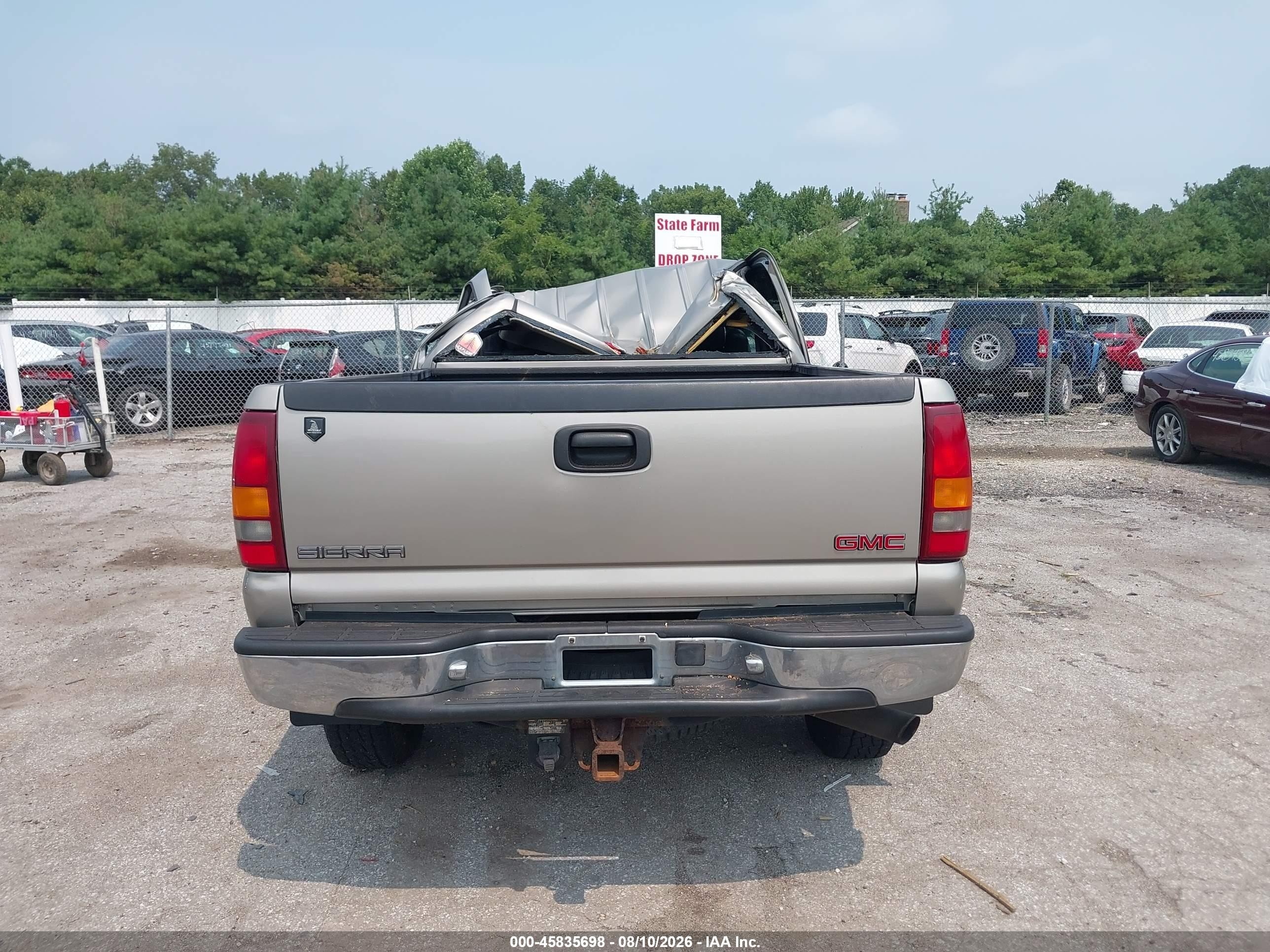 2001 Gmc Sierra 2500hd Sle Champagne vin: 1GTHK23U21F187991