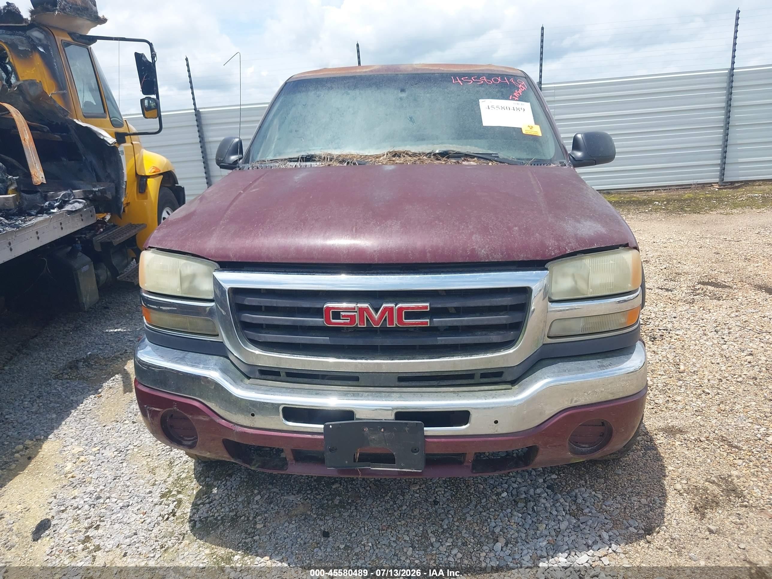 2003 Gmc Sierra 2500hd Sle Burgundy vin: 1GTHK23U23F242961