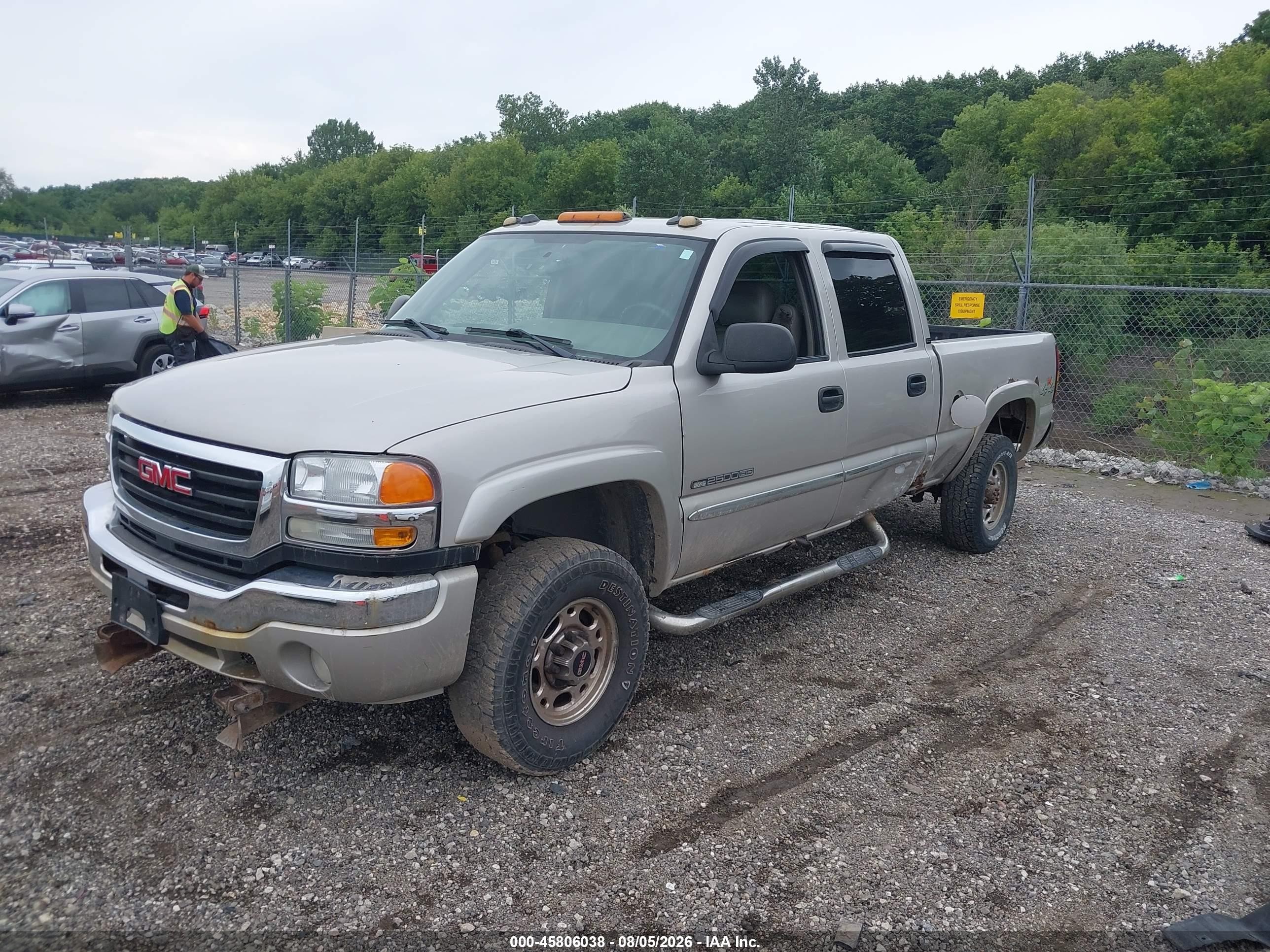 2005 Gmc Sierra 2500hd Slt Beige vin: 1GTHK23U45F949689
